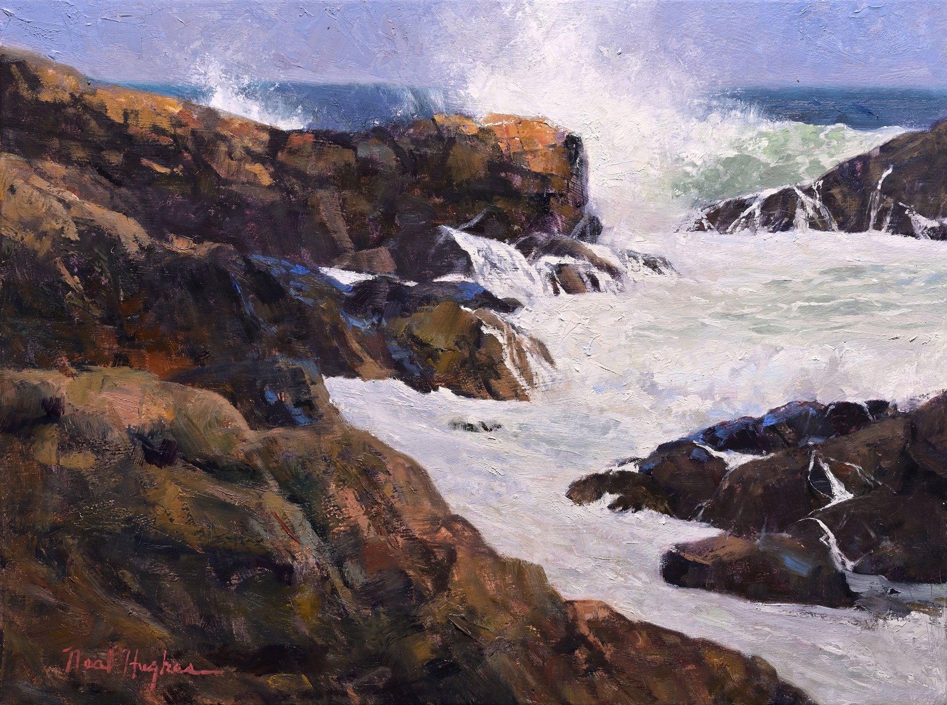 Bass Rocks by Neal Hughes | Susan Powell Fine Art