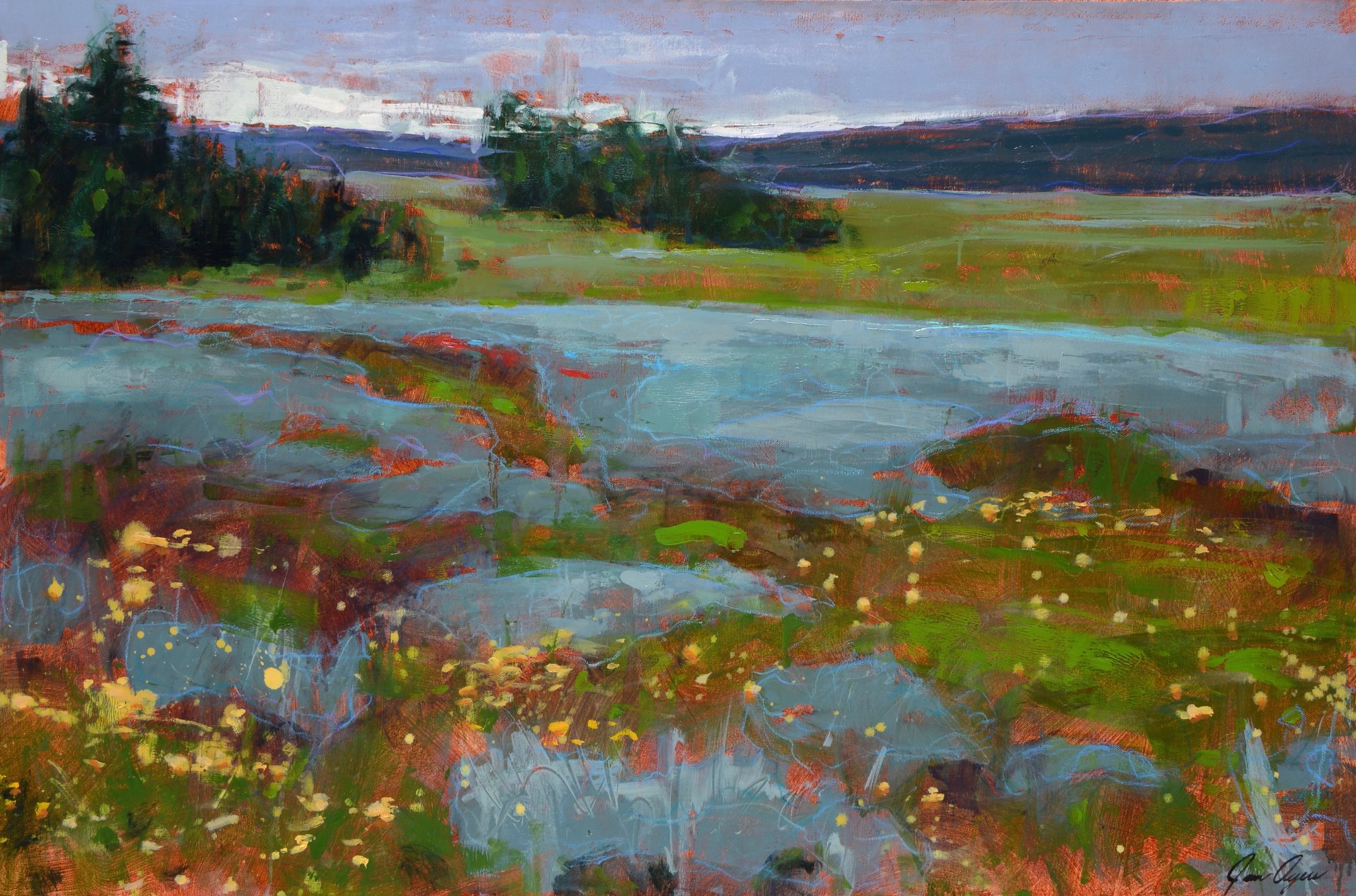 Dripping Into Flowers by James Ayers