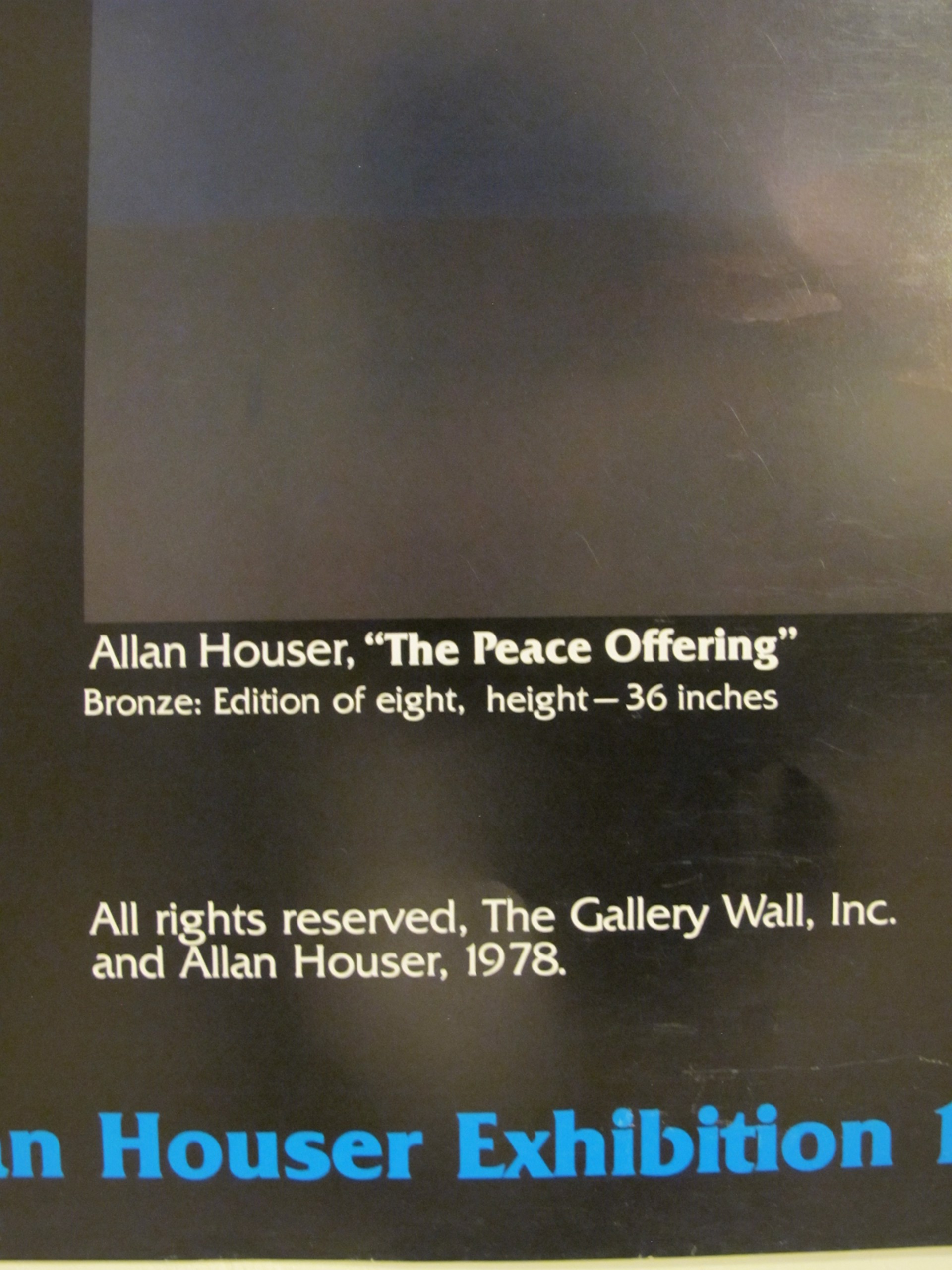 Allan Houser "Peace Offering" poster by Allan Houser
