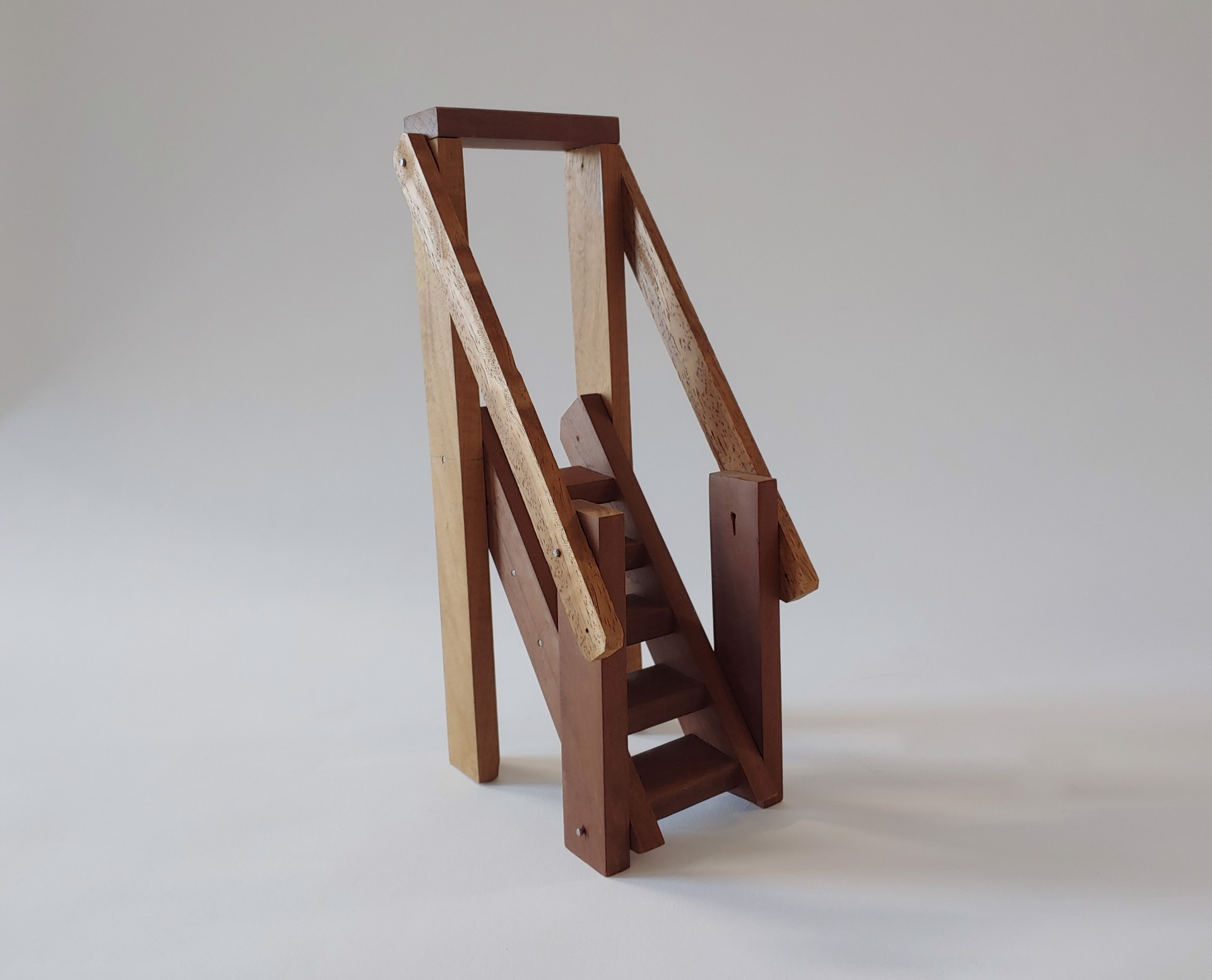Stairs /Ladder Model - Wood Sculpture/Furniture by David Amdur