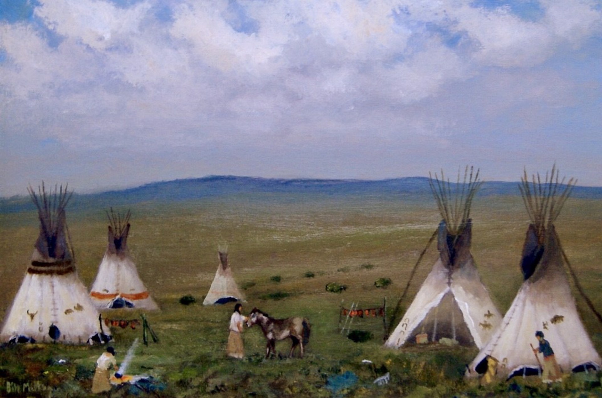 Cheyenne Prairie Life by Bill Mittag