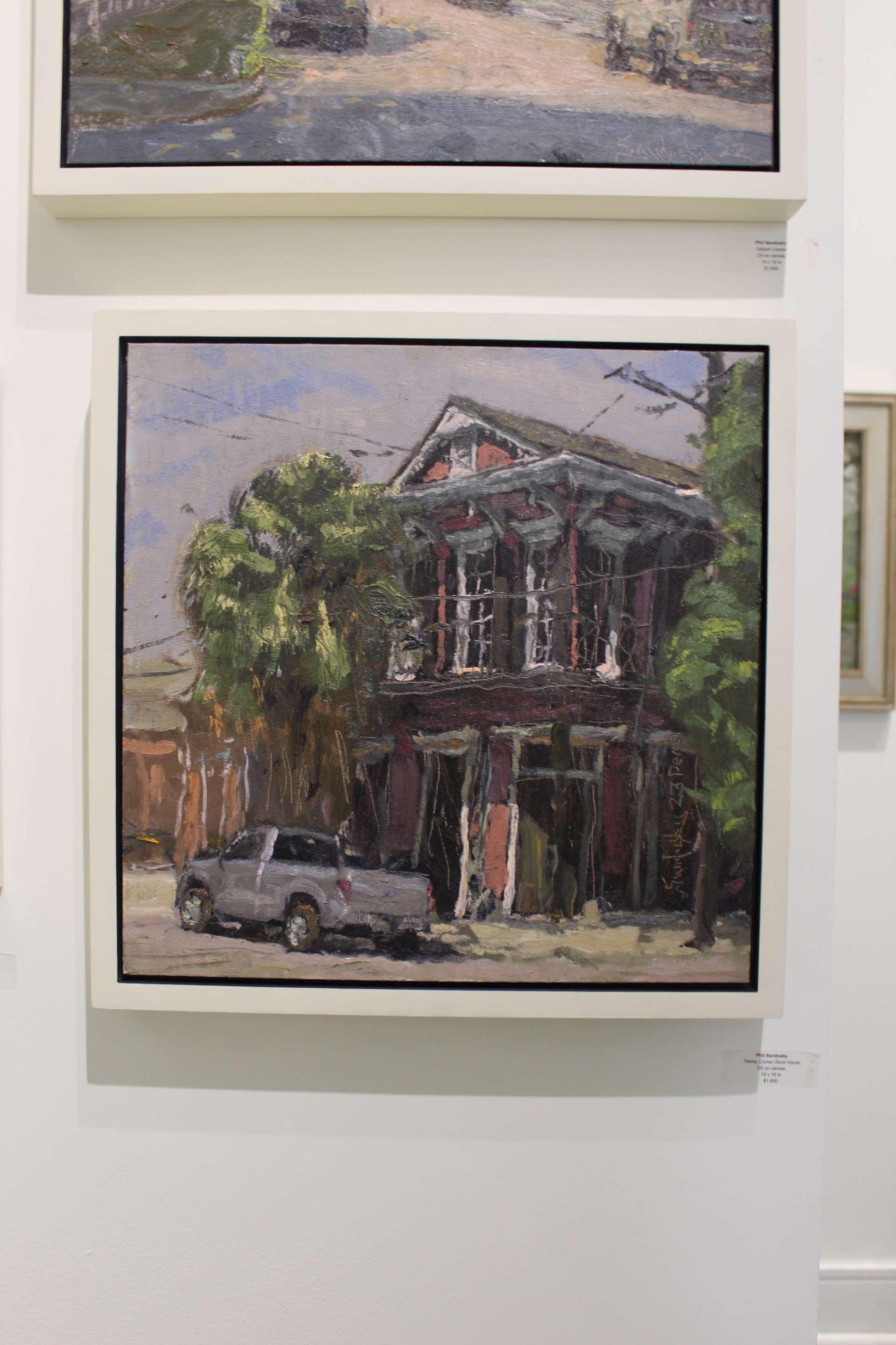Treme, Corner Store House with Gray Pickup by Phil Sandusky