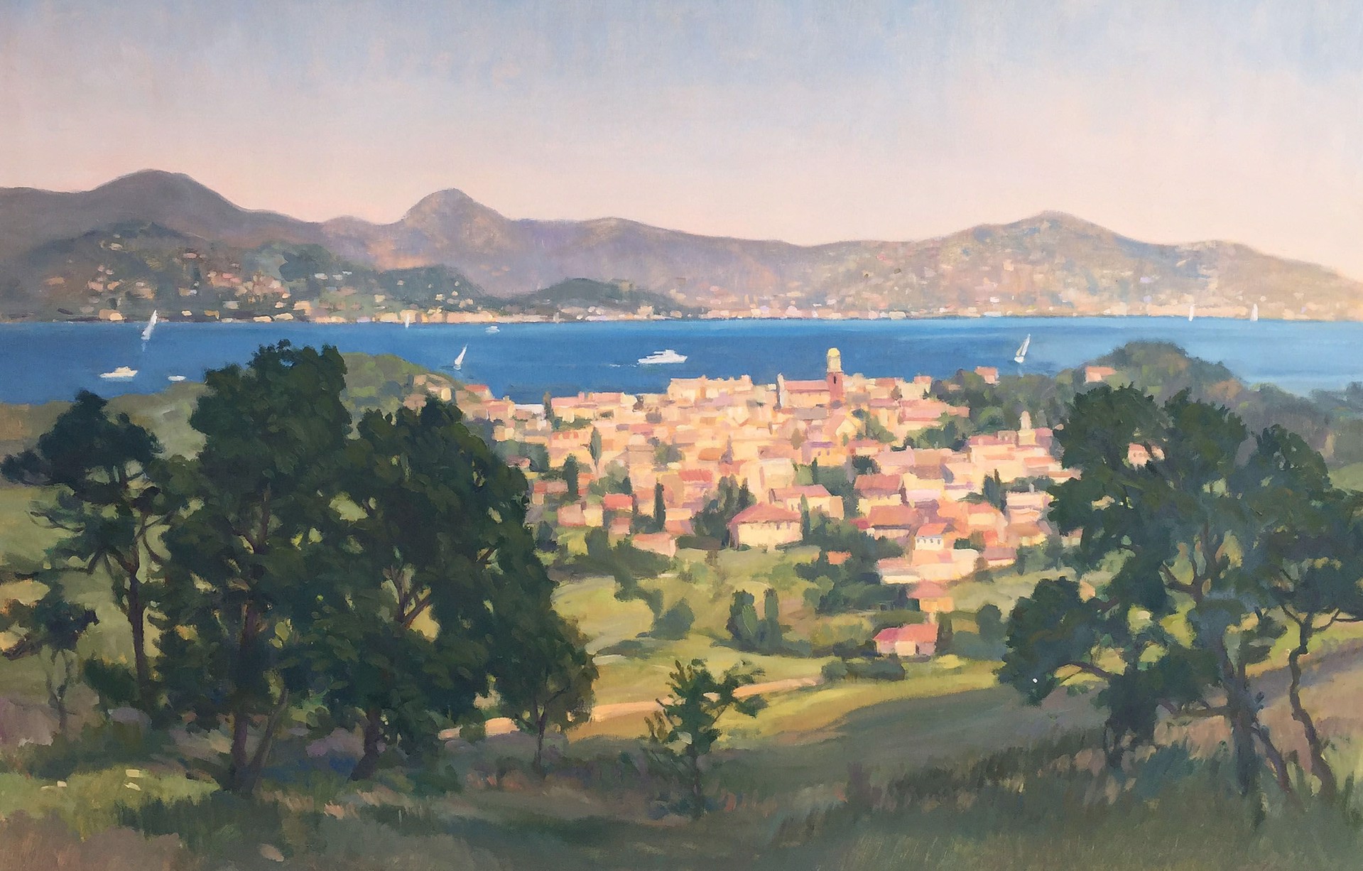 "St Tropez Vista" by Leonard Mizerek