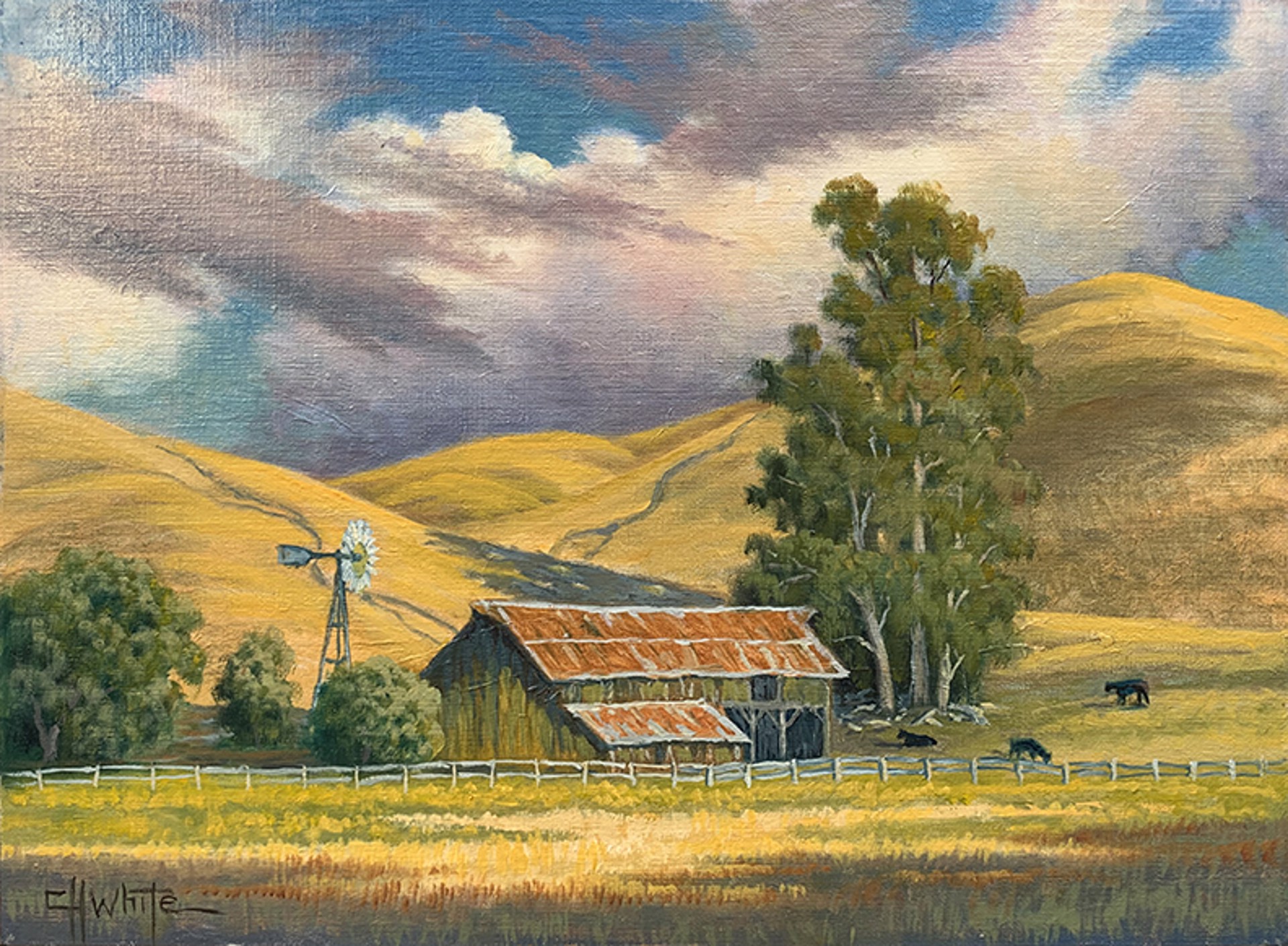 Late Afternoon, Jensen Road by Charles White