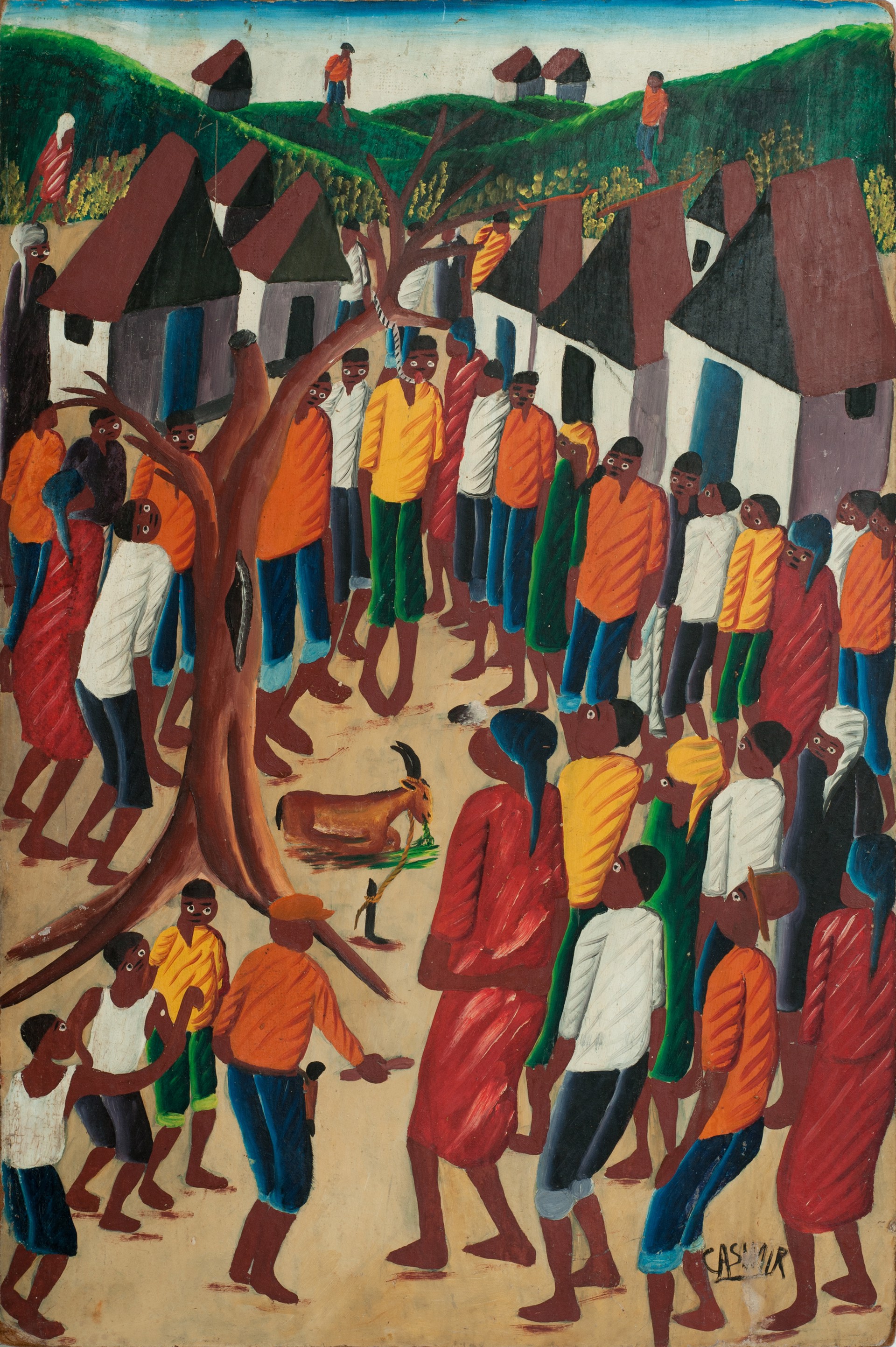 Community #22-10-88GSN by Casimir Laurent (Haitian, 1928-1990)