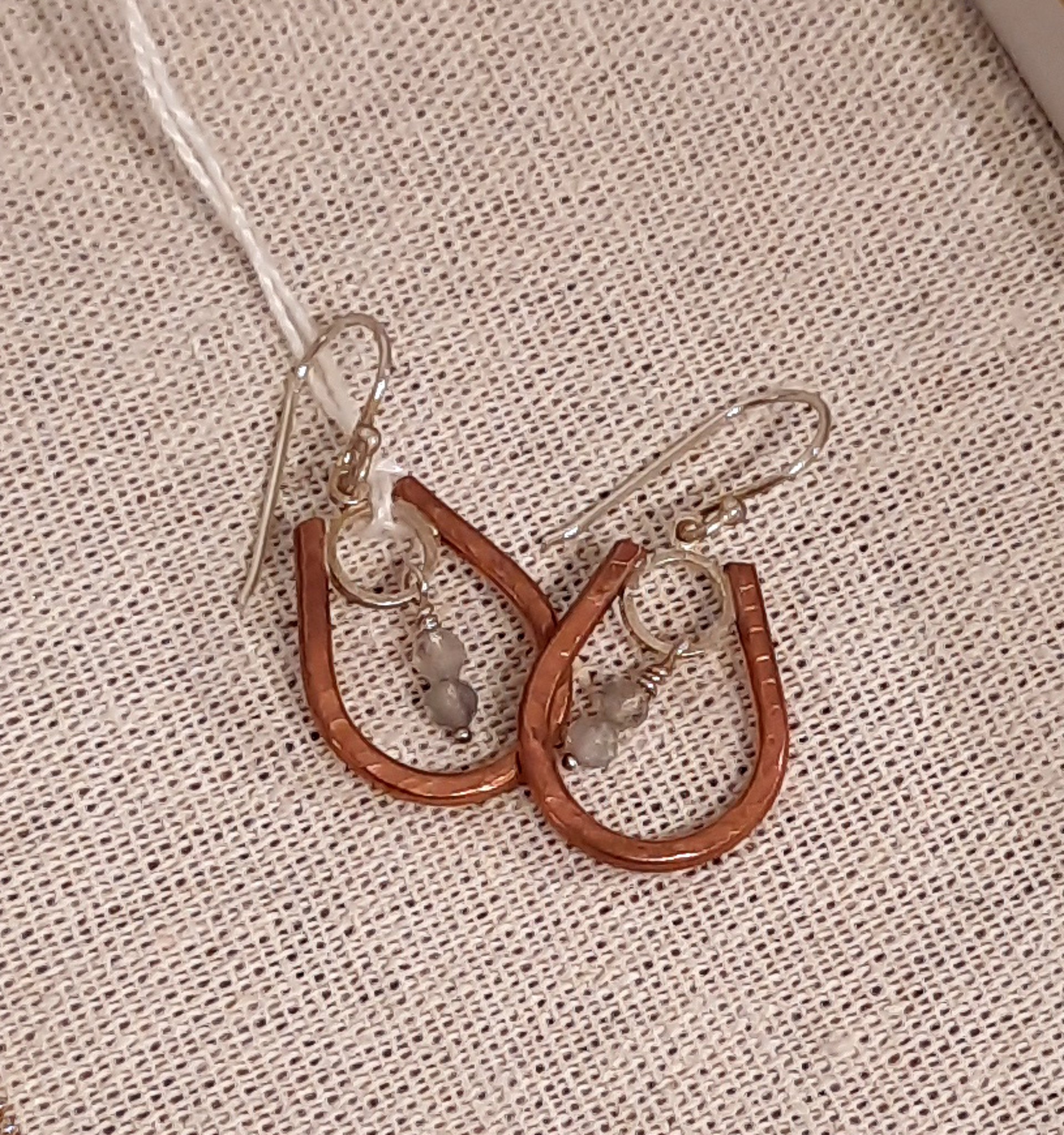 Labradorite Bulb Earrings by Christie Calaycay