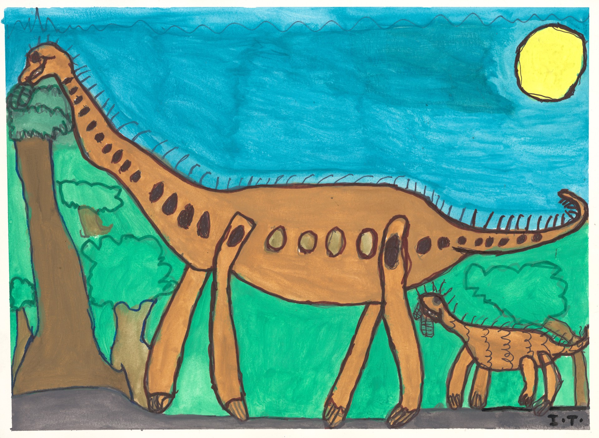 Big Dino Little Dino by Imani Turner
