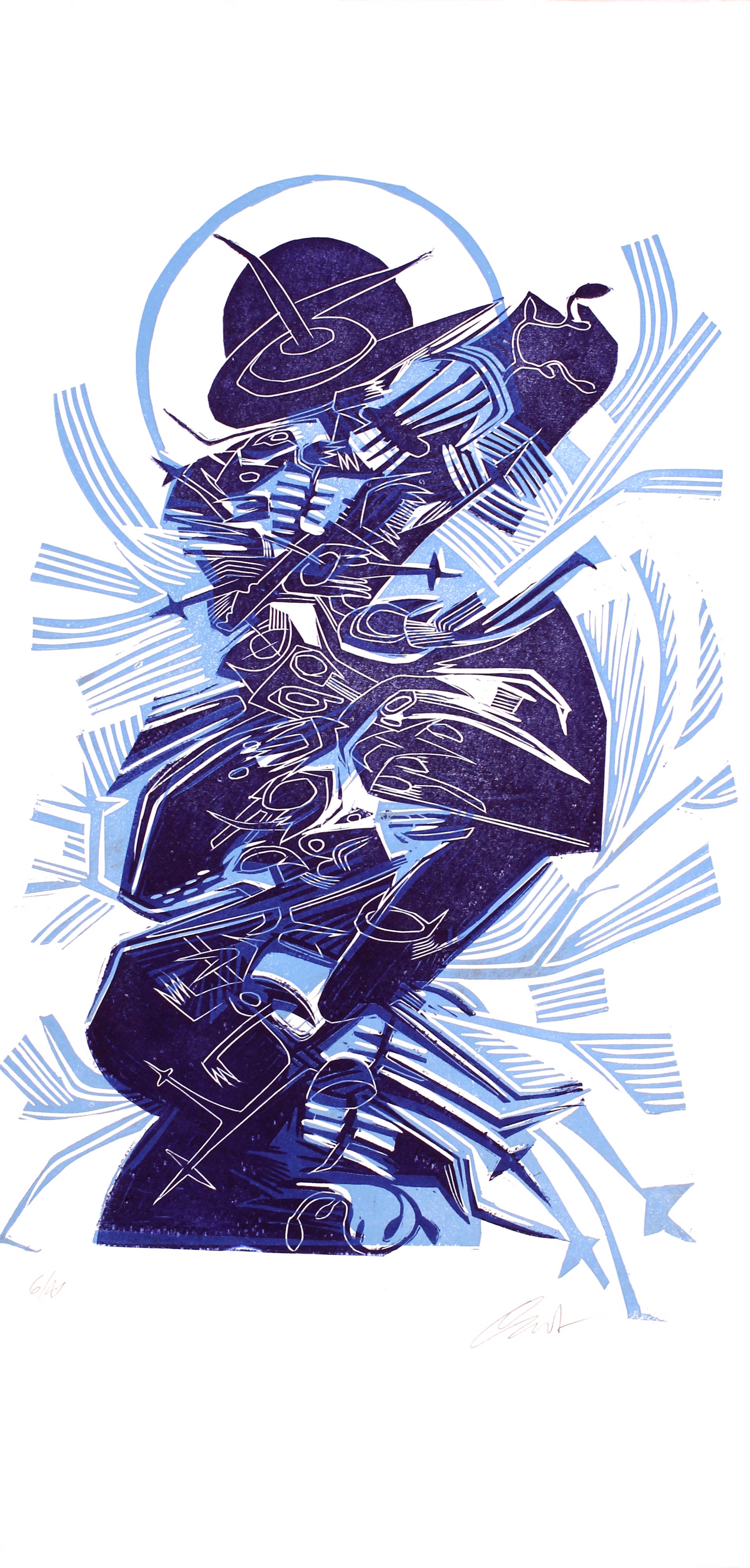 Abstracto Azul by Paul Rodriguez