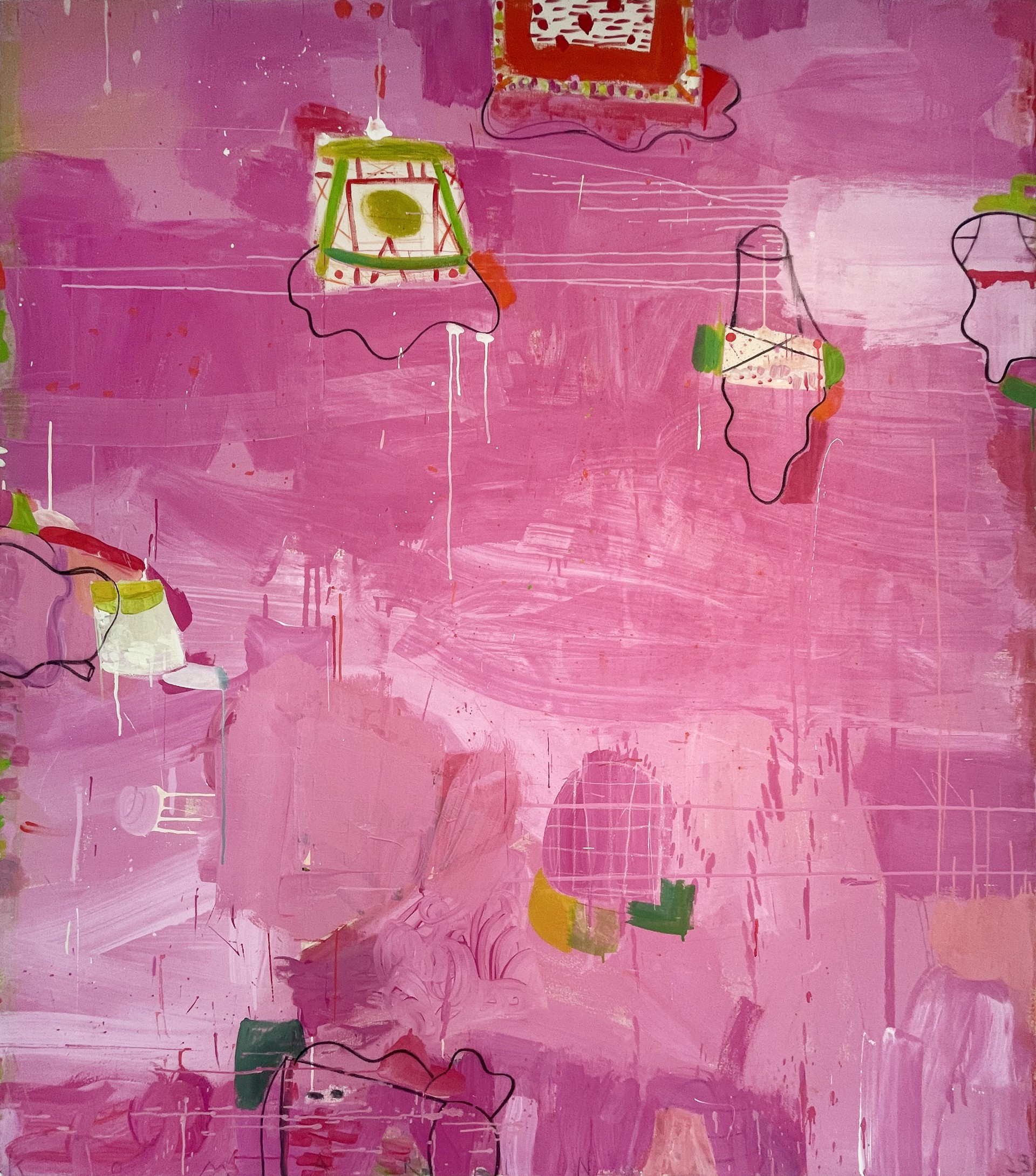 Big Pink Untitled by Gary Komarin