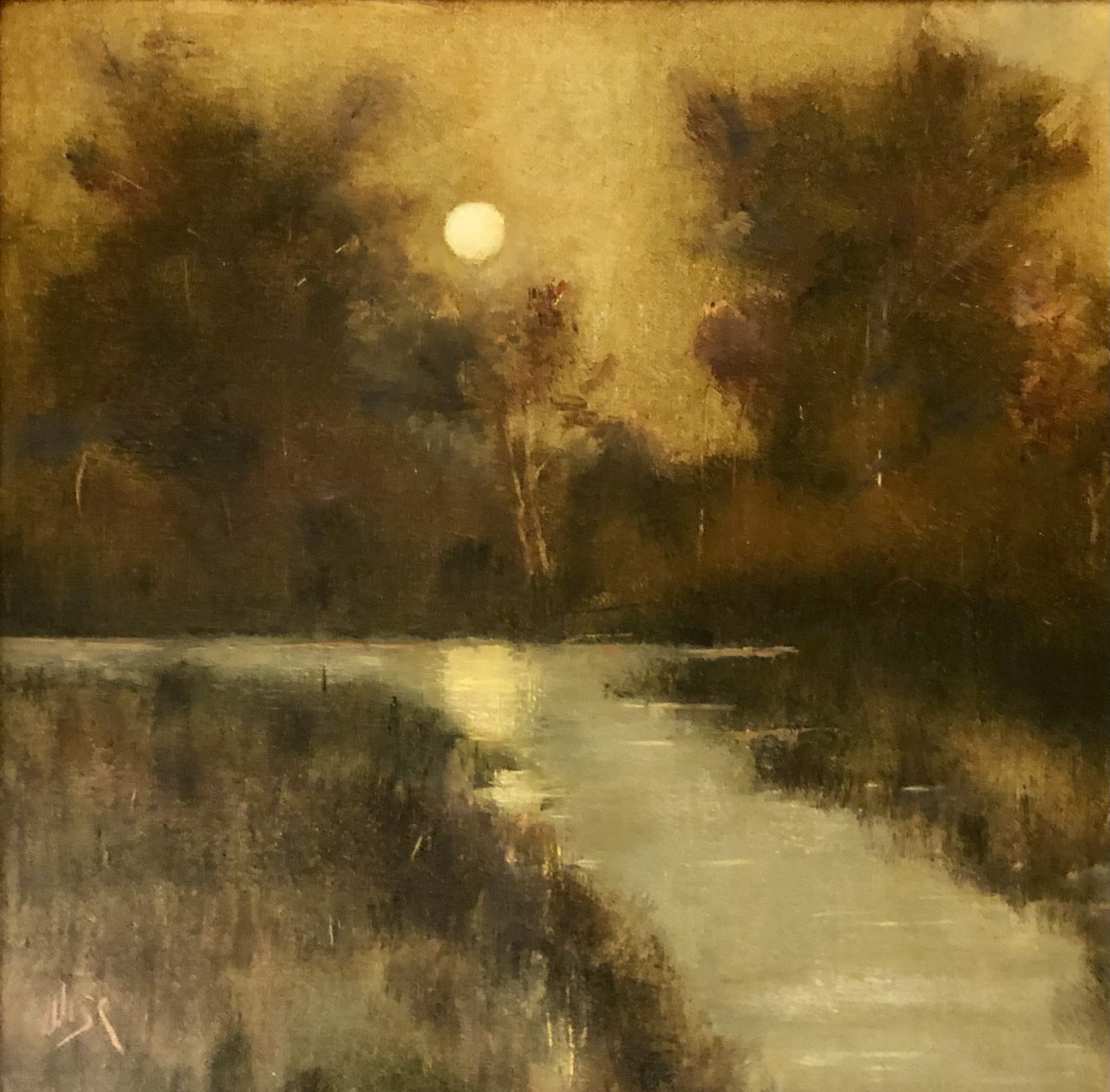 Moon at Dusk by Marie Wise