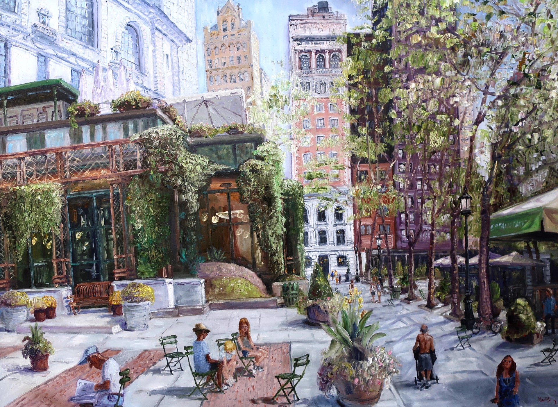  BRYANT PARK NYC  by TED KELLER
