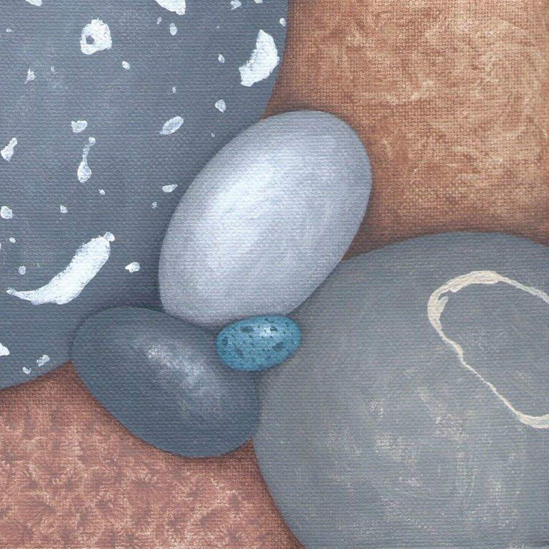 Pebble Painting #597 by Kristina Boardman