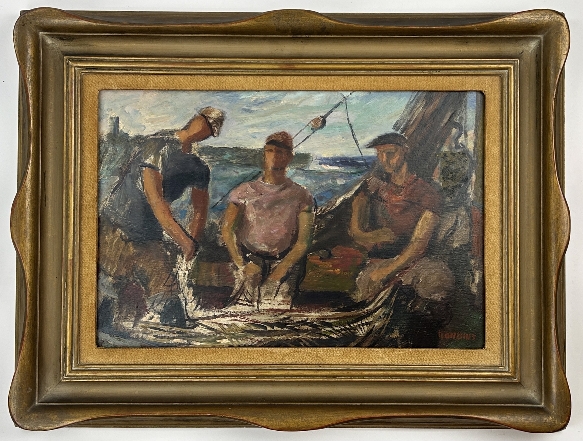 Fishermen by Gerrit Hondius