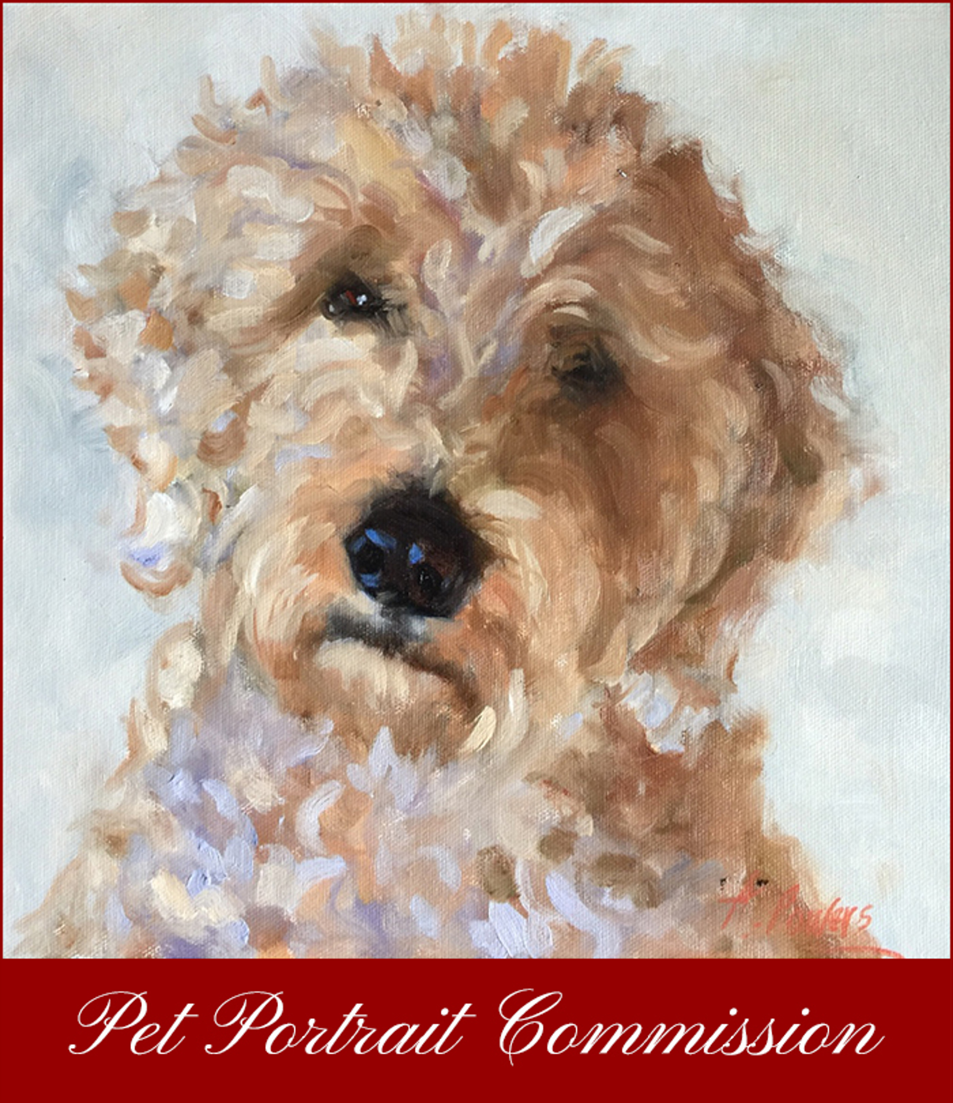 Pet Portrait Commission by Angela Powers