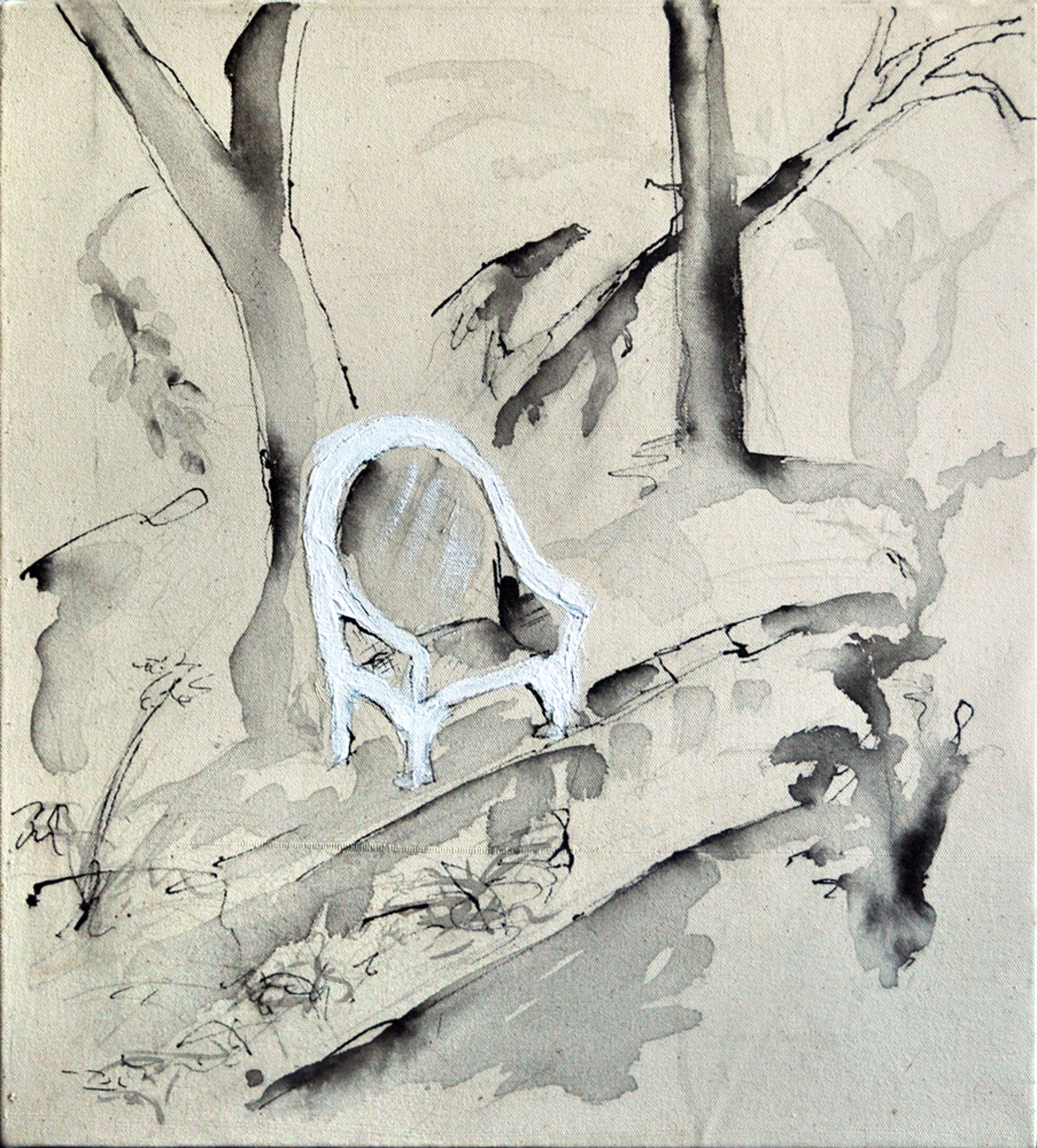 White Chair by Anne Beresford