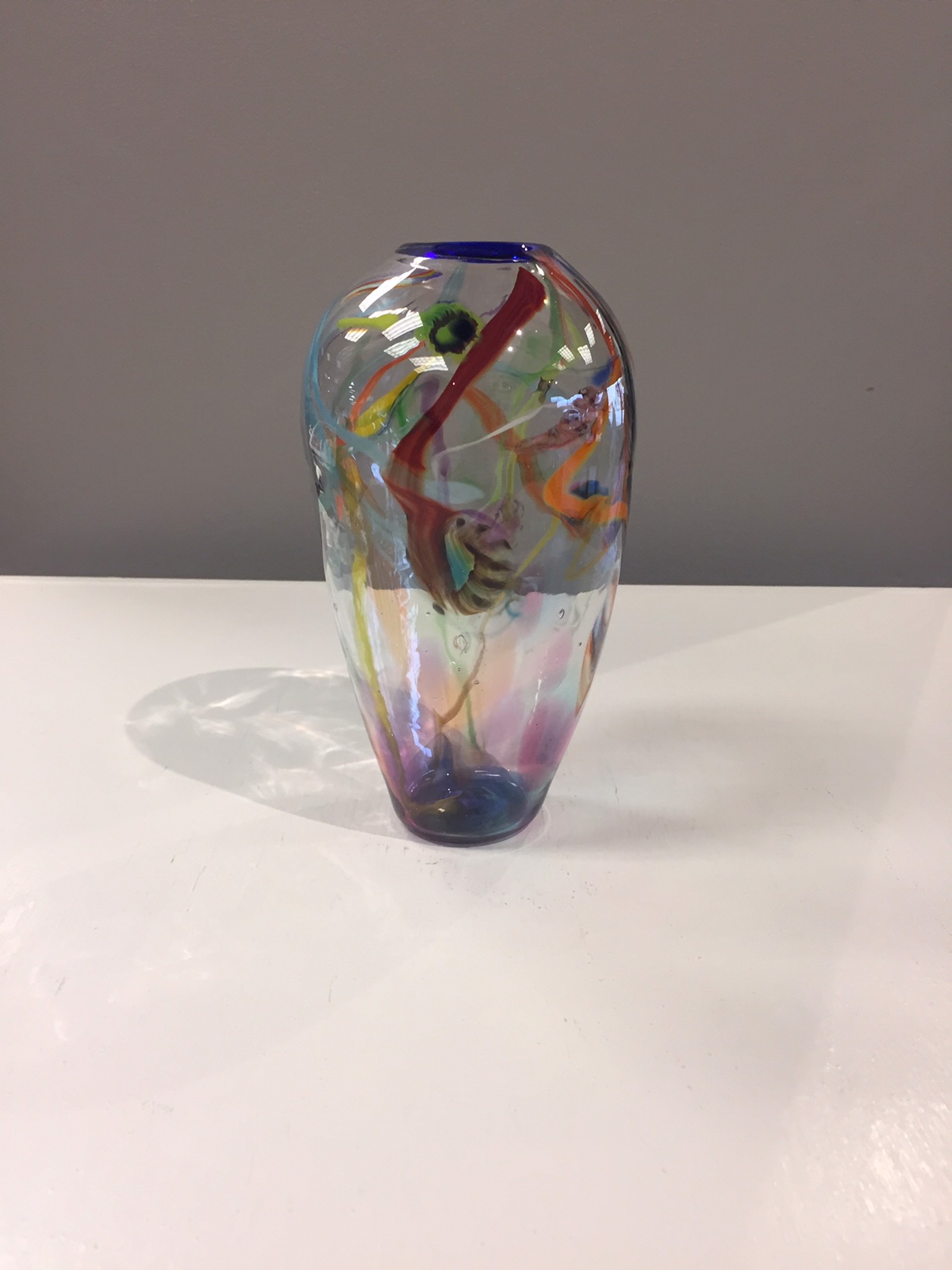 Whimsy Circus Vase by AlBo Glass