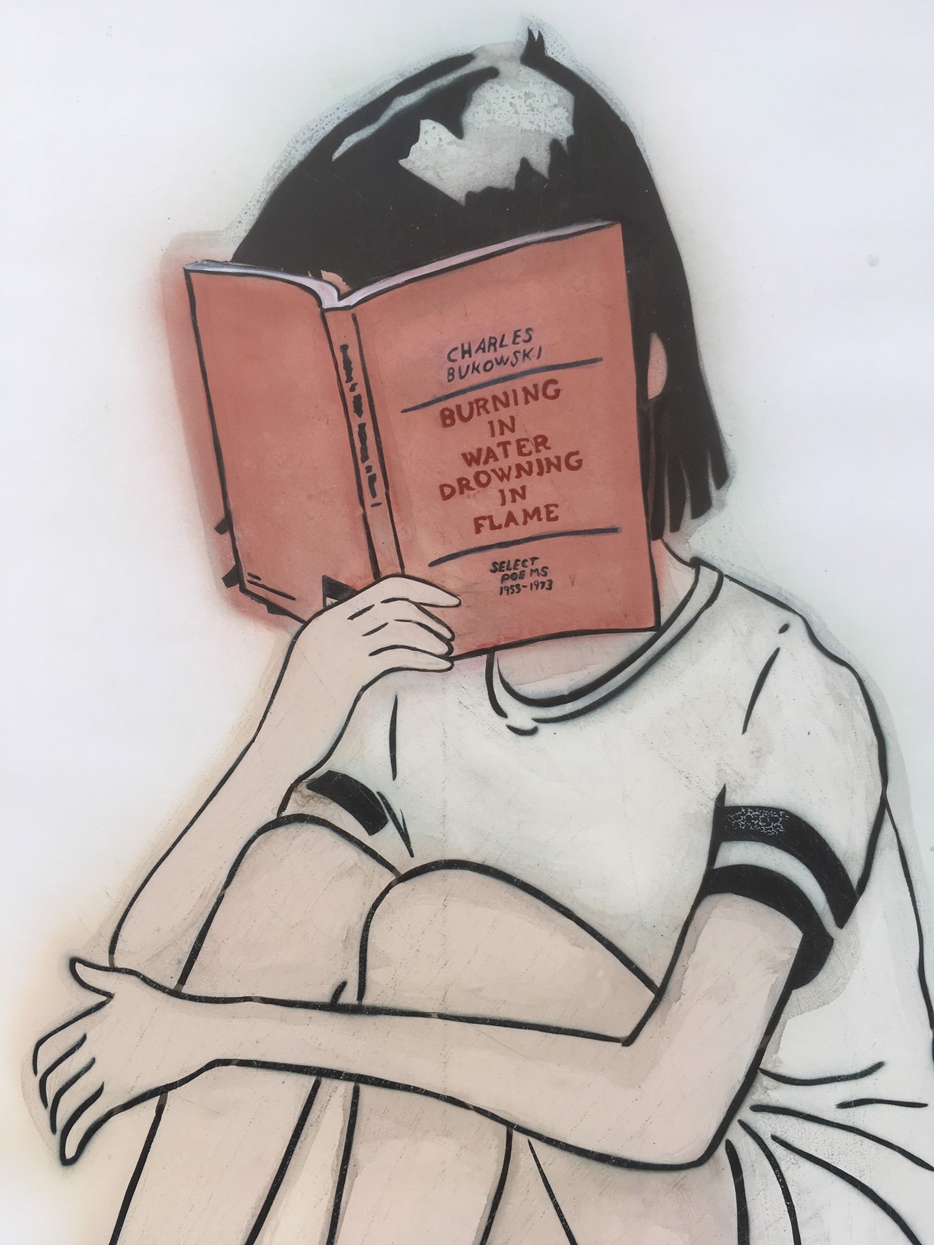 Charles Bukowski by Mando Marie | Reading Girls