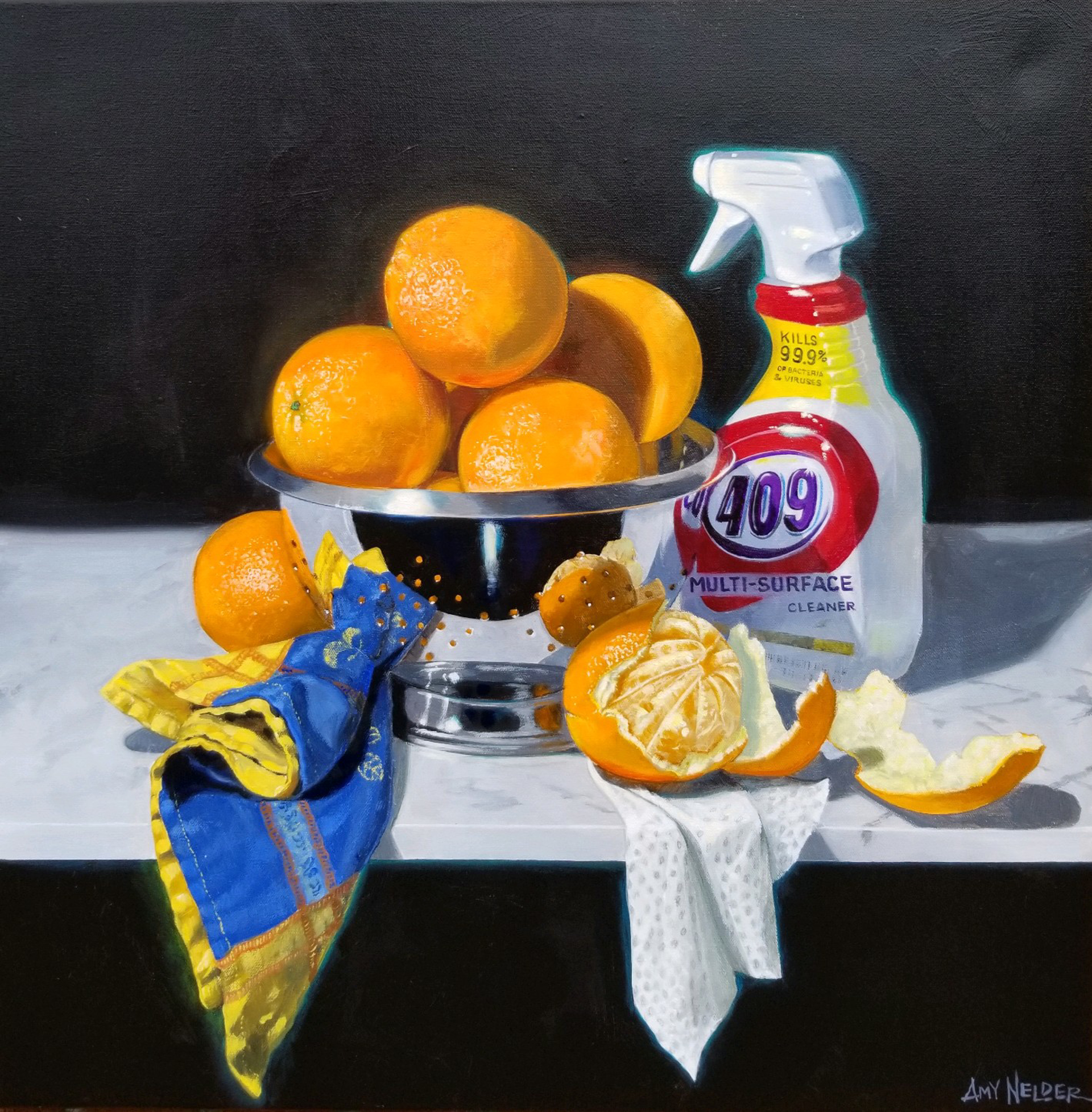 Sorry I'm late to Zoom, I was disinfecting my (organic) oranges (S/N) by Amy Nelder
