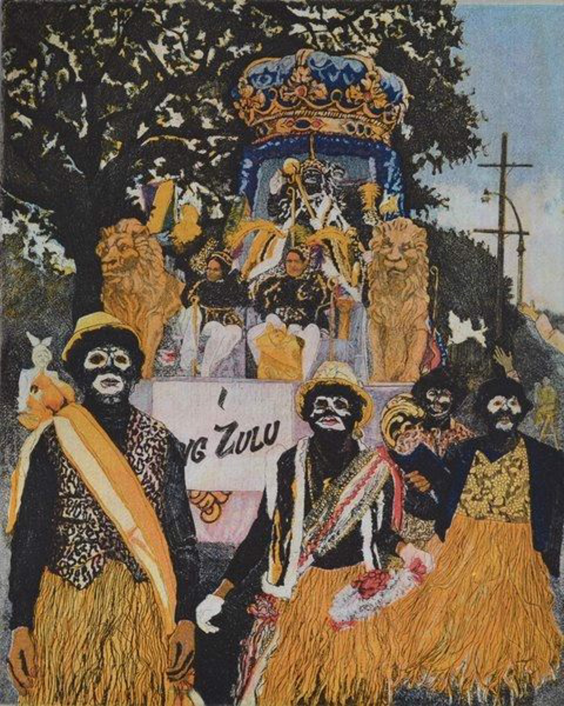 Zulu on Parade by Phillip Sage