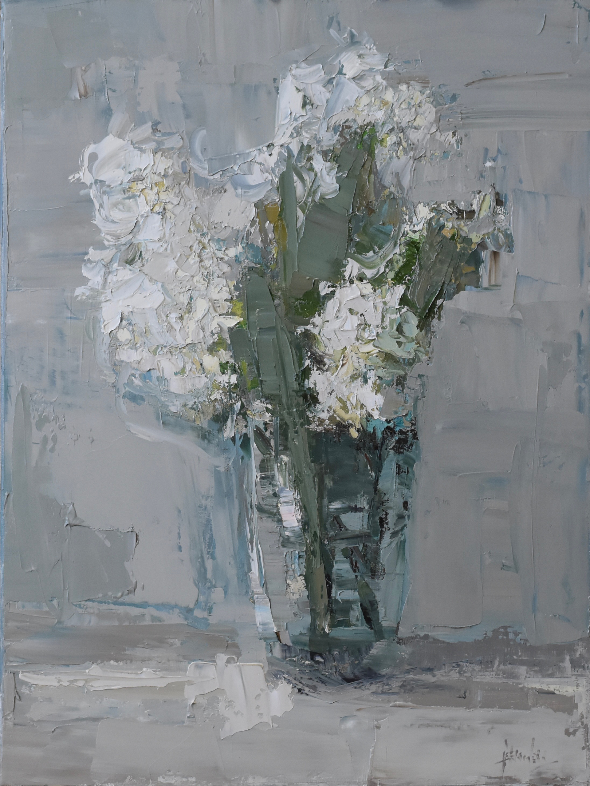 White Hyacinth by Barbara Flowers