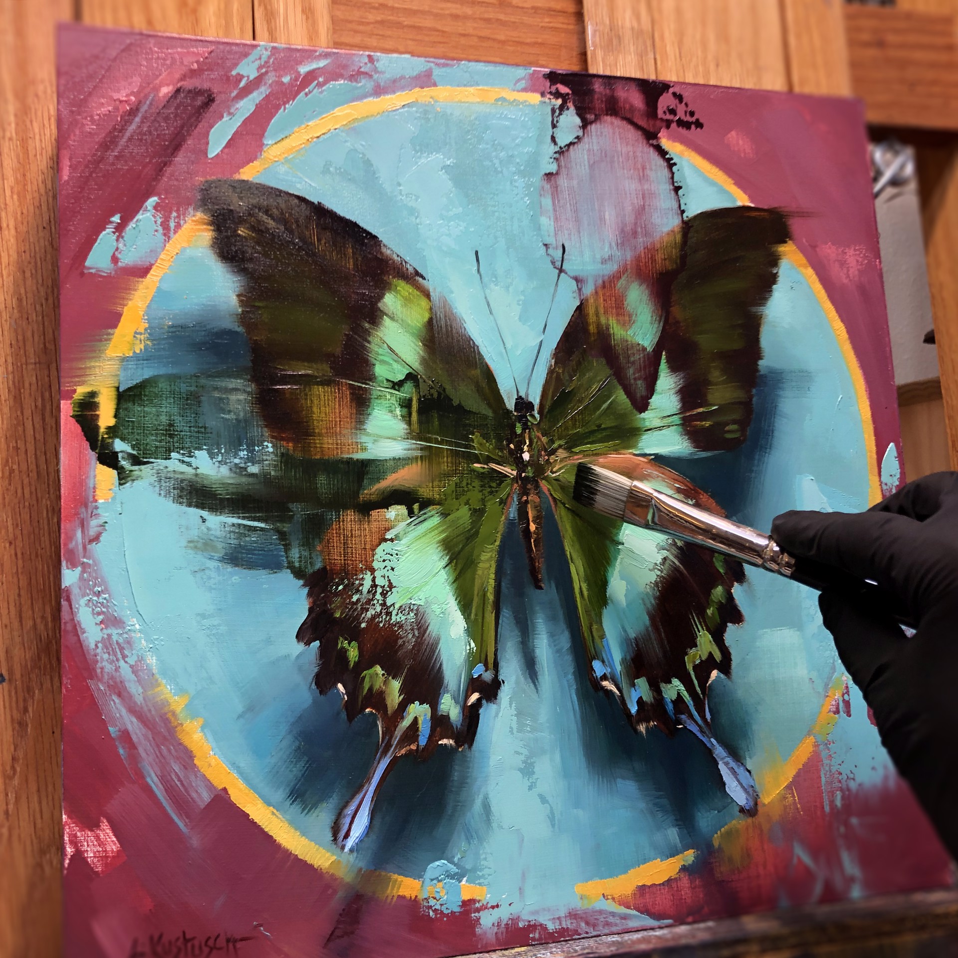 The Green Swallowtail by Lindsey Kustusch