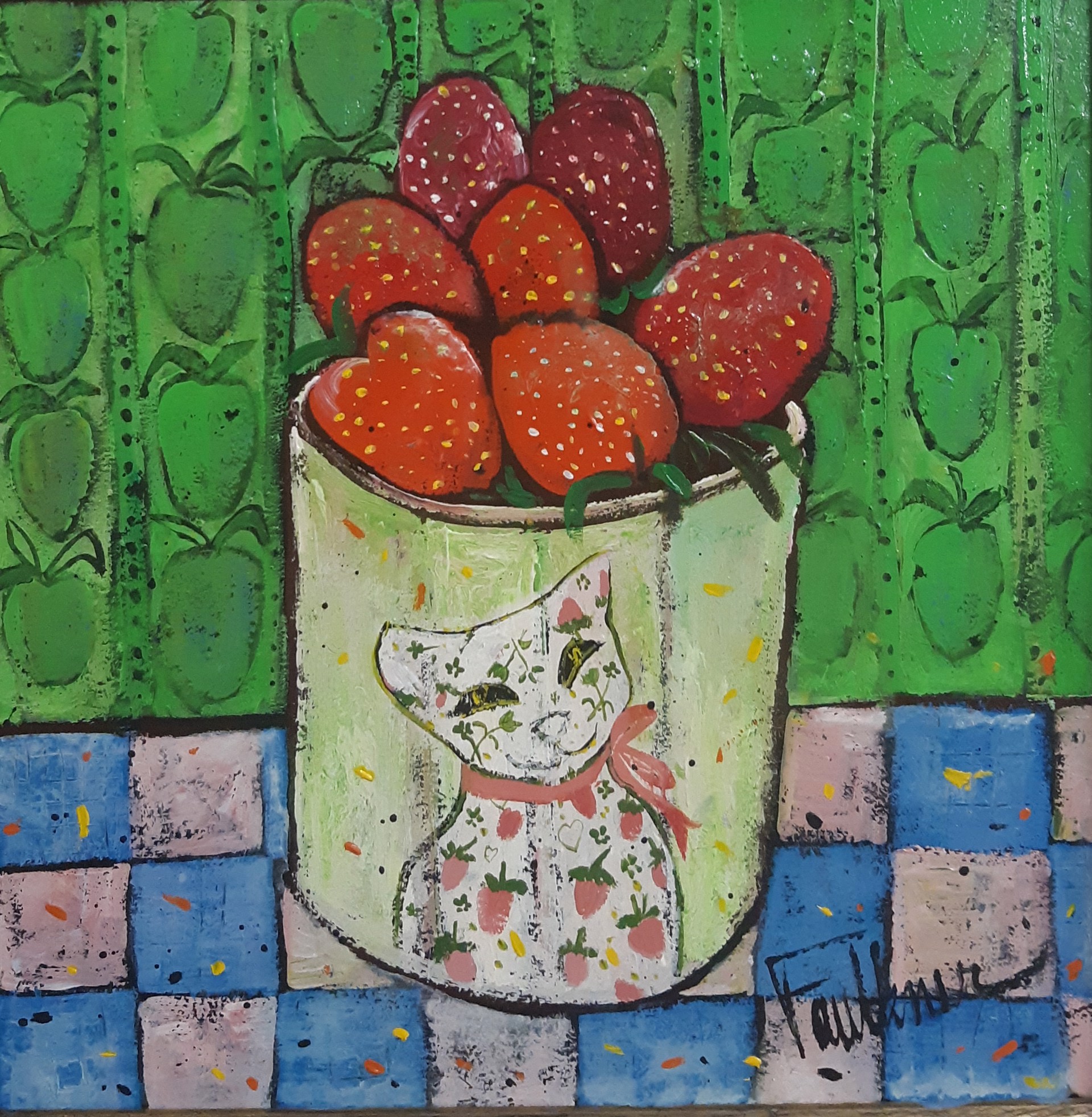 Strawberry the Cat by Henry Lawrence Faulkner