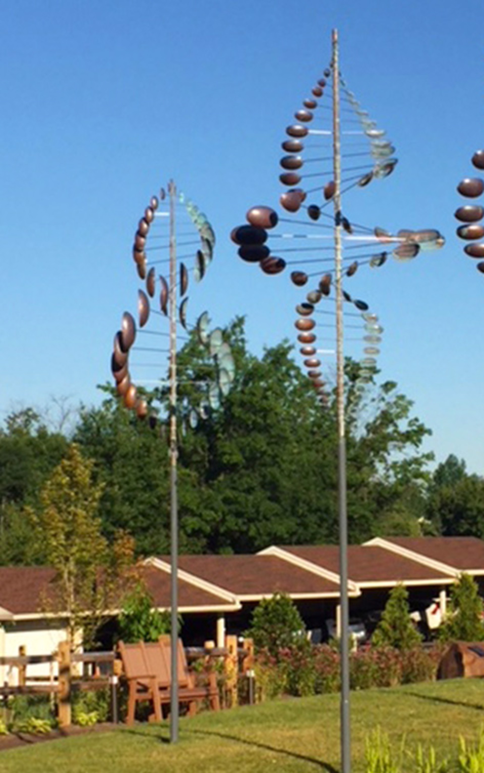 Double Helix Vertical by Lyman Whitaker