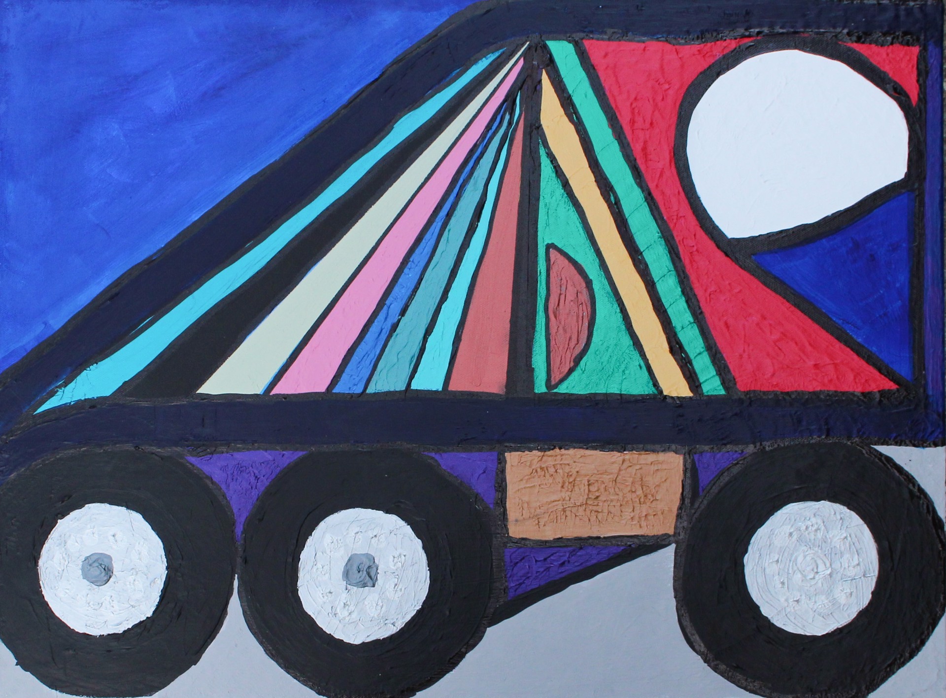 Show Truck (Triptych) by Chris Schallhorn