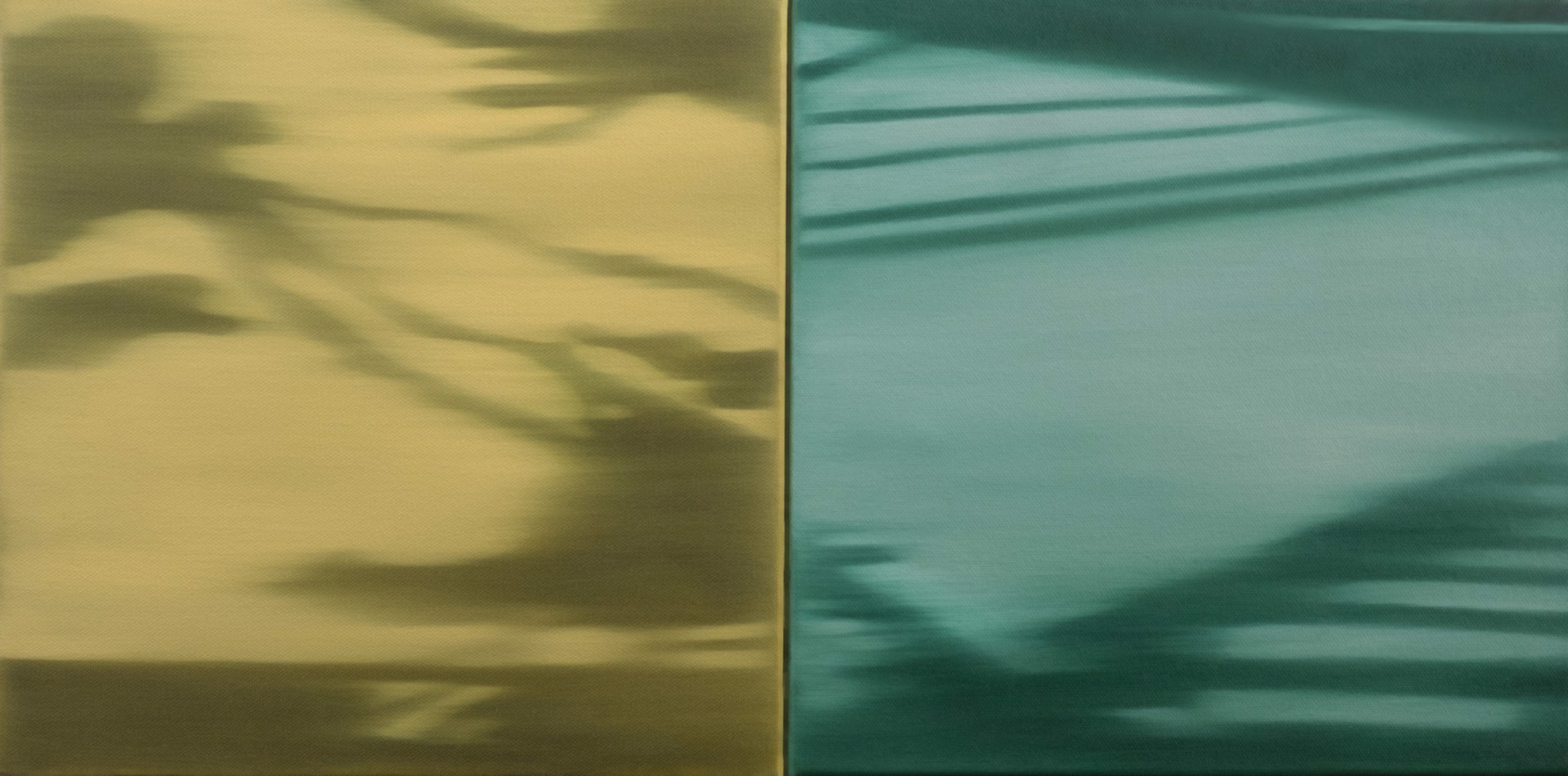 Shadows and Reflections VII  (diptych) by Anne Subercaseaux