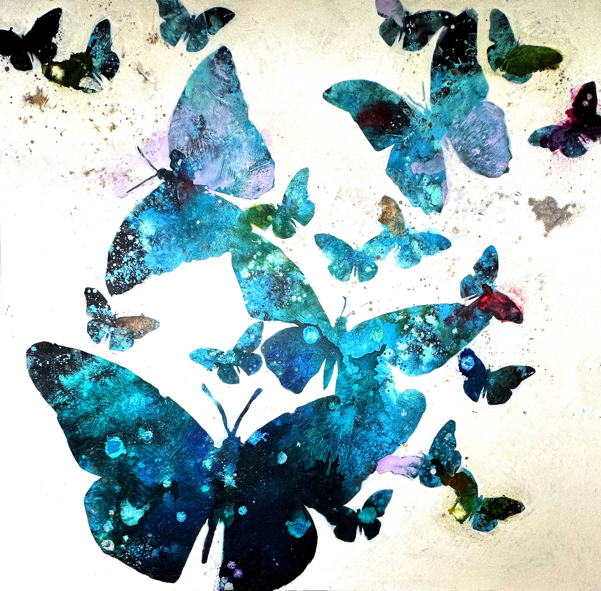Les Papillons en Vol XVII by Meredith Pardue