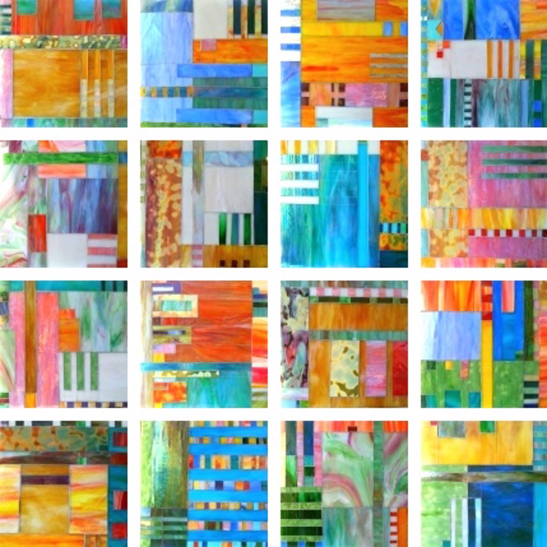 Light and Love (16-Panel) by Mary Borgen