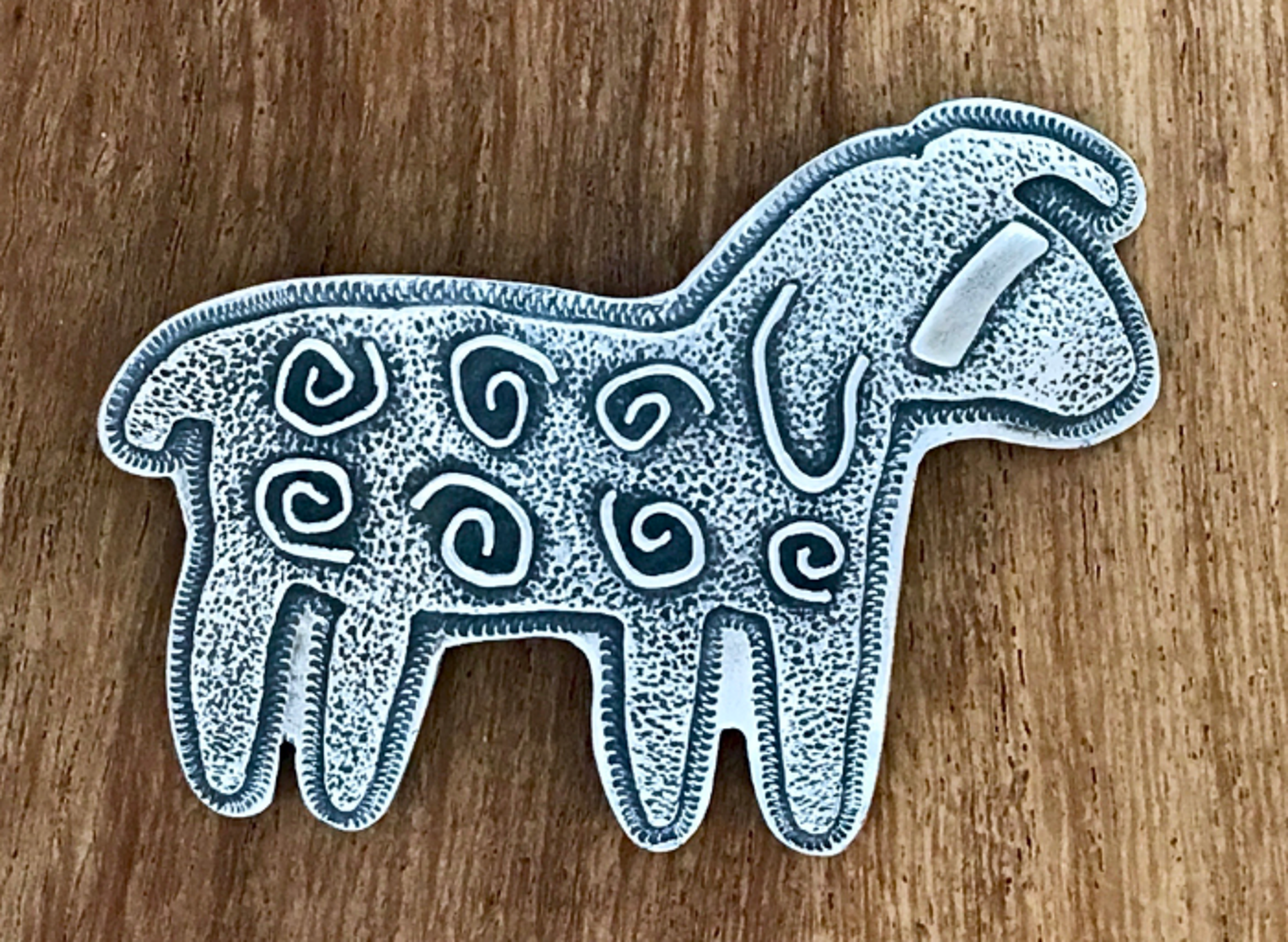Curly Sheep Pendant by Melanie A. Yazzie