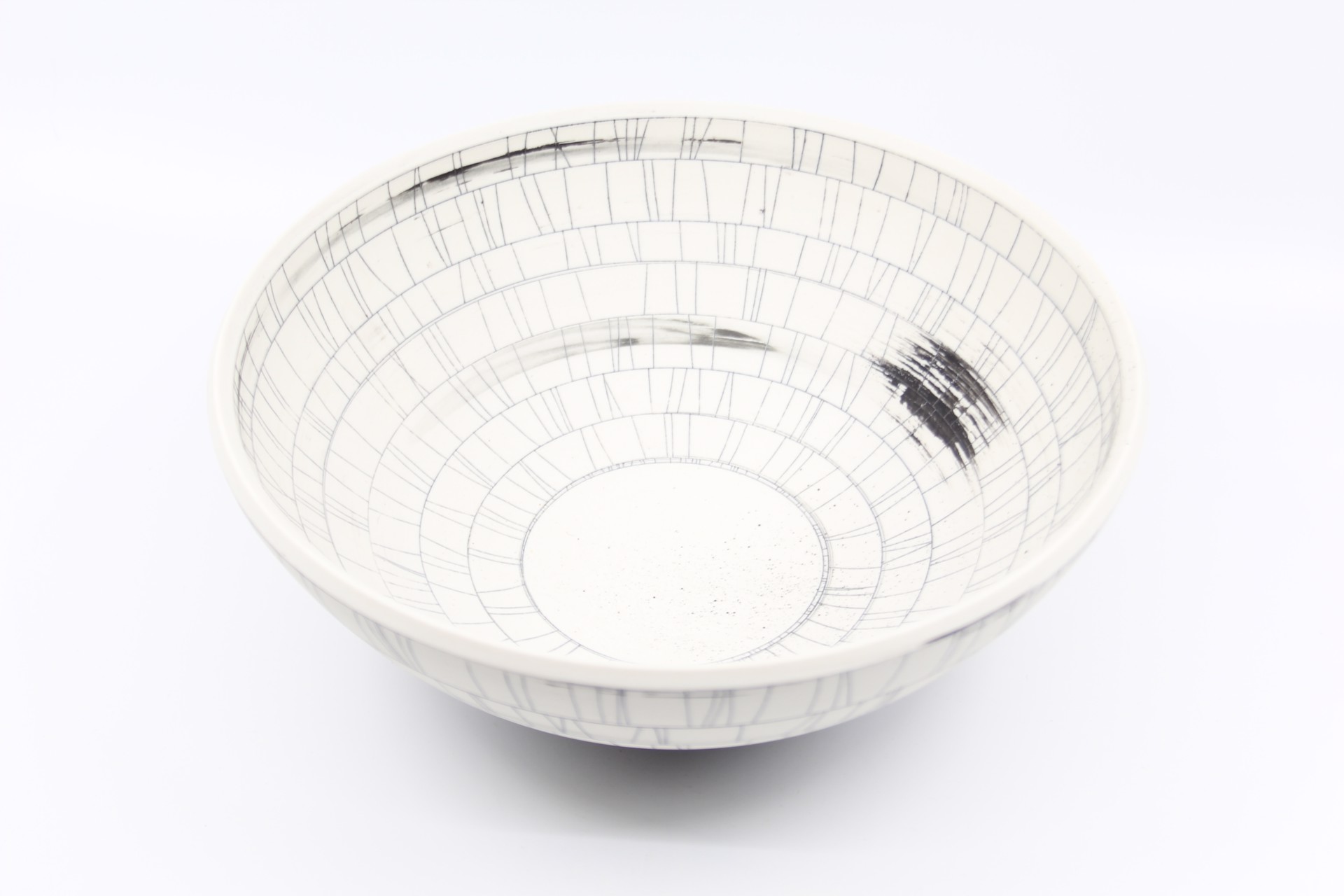 Grid Line Bowl by Bianka Groves