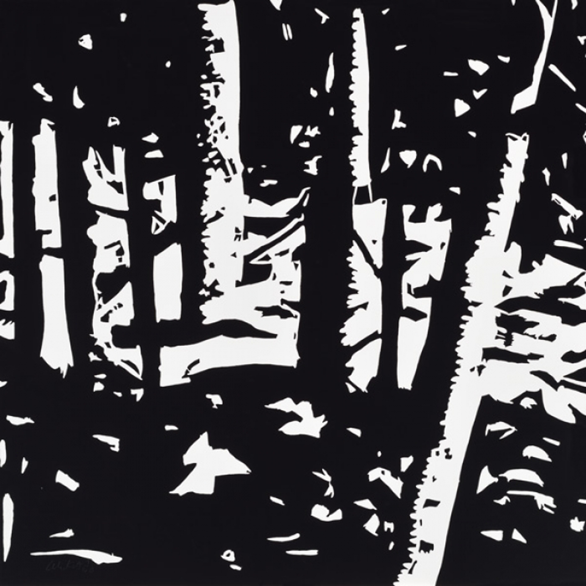 Maine Woods 2 by Alex Katz