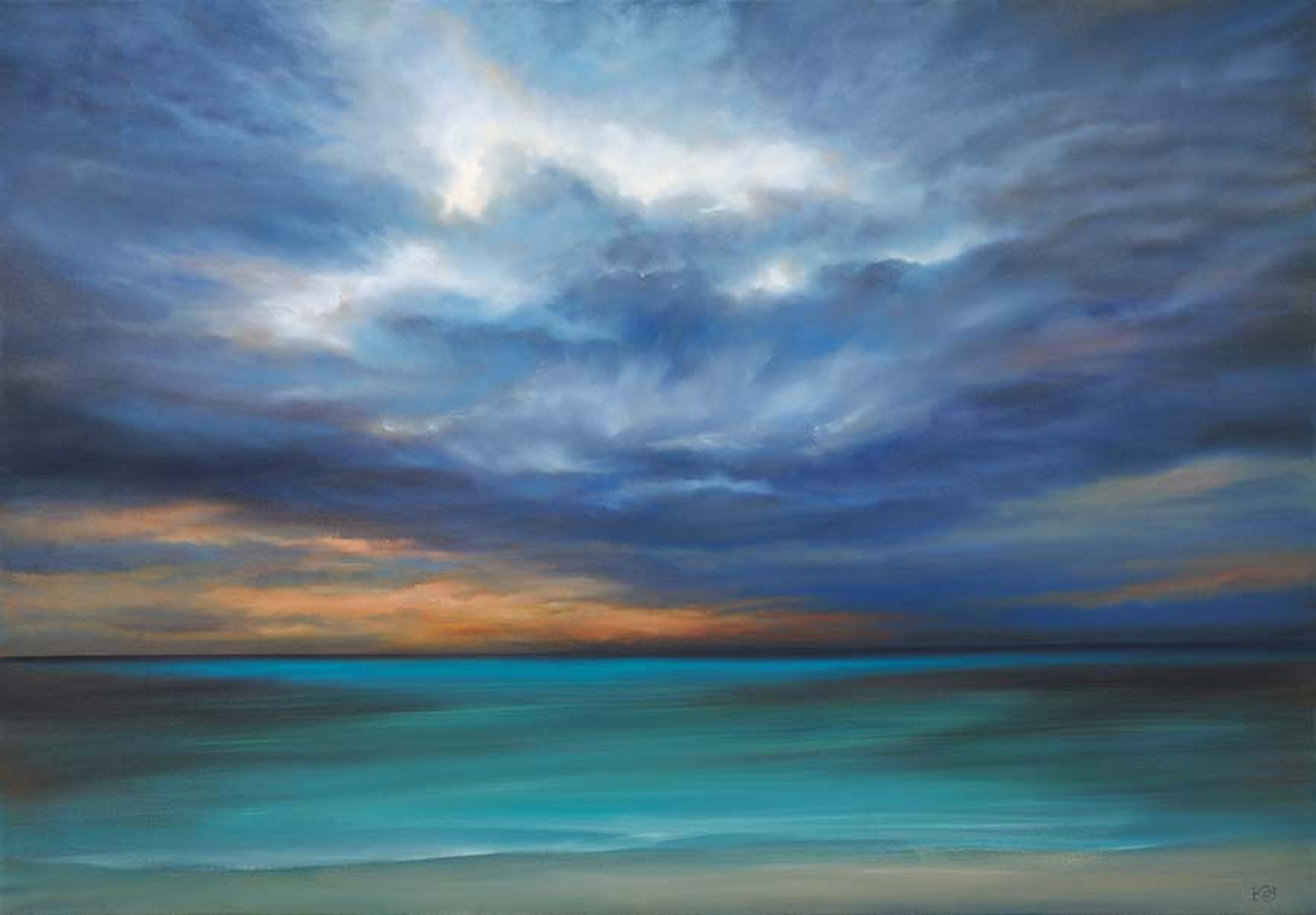Blue Horizon (S/N) by Cheryl Kline