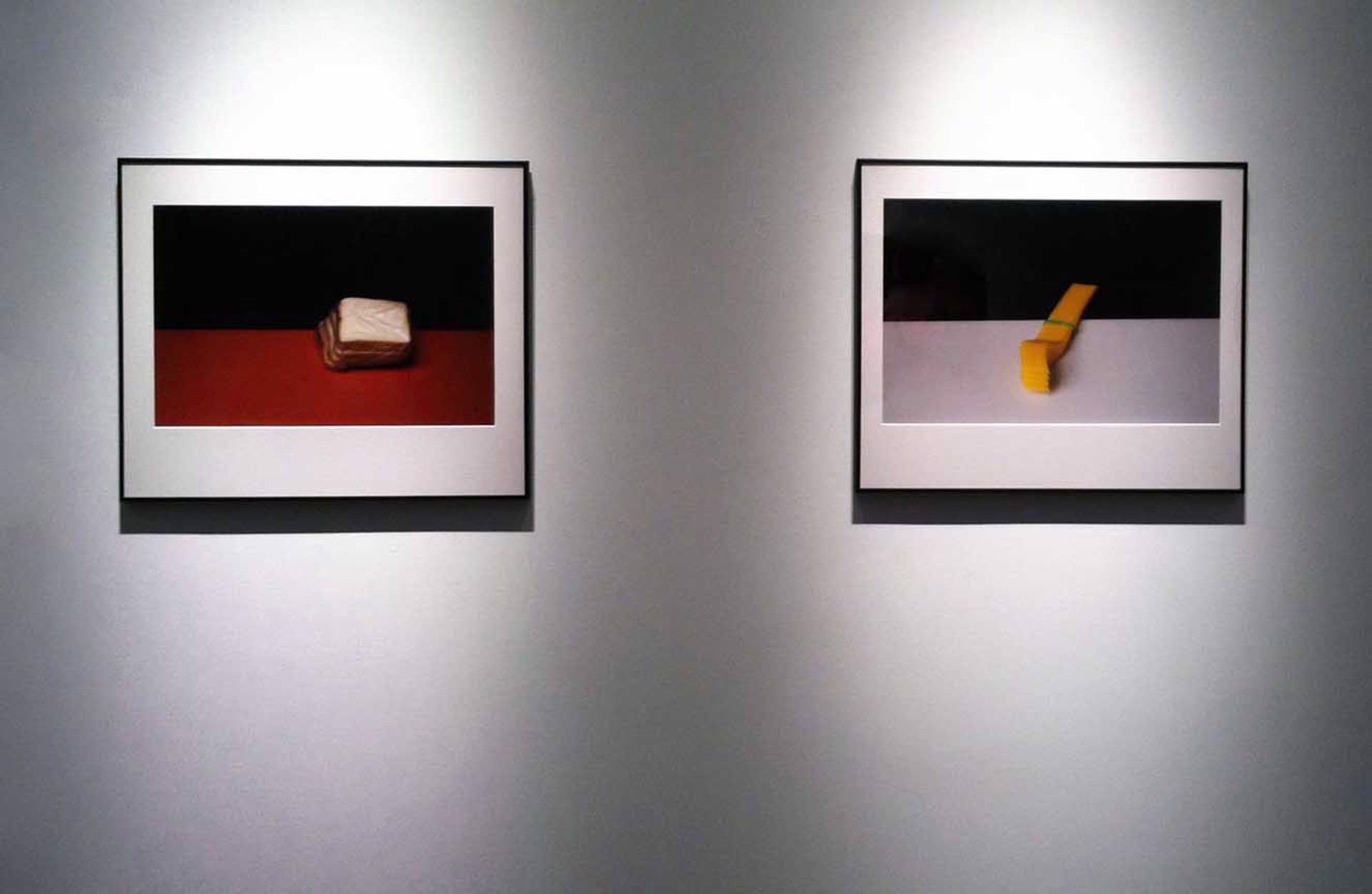 "Untitled (Bread)" (left), "Untitled (Forks)" (right) by Vadim Gushchin