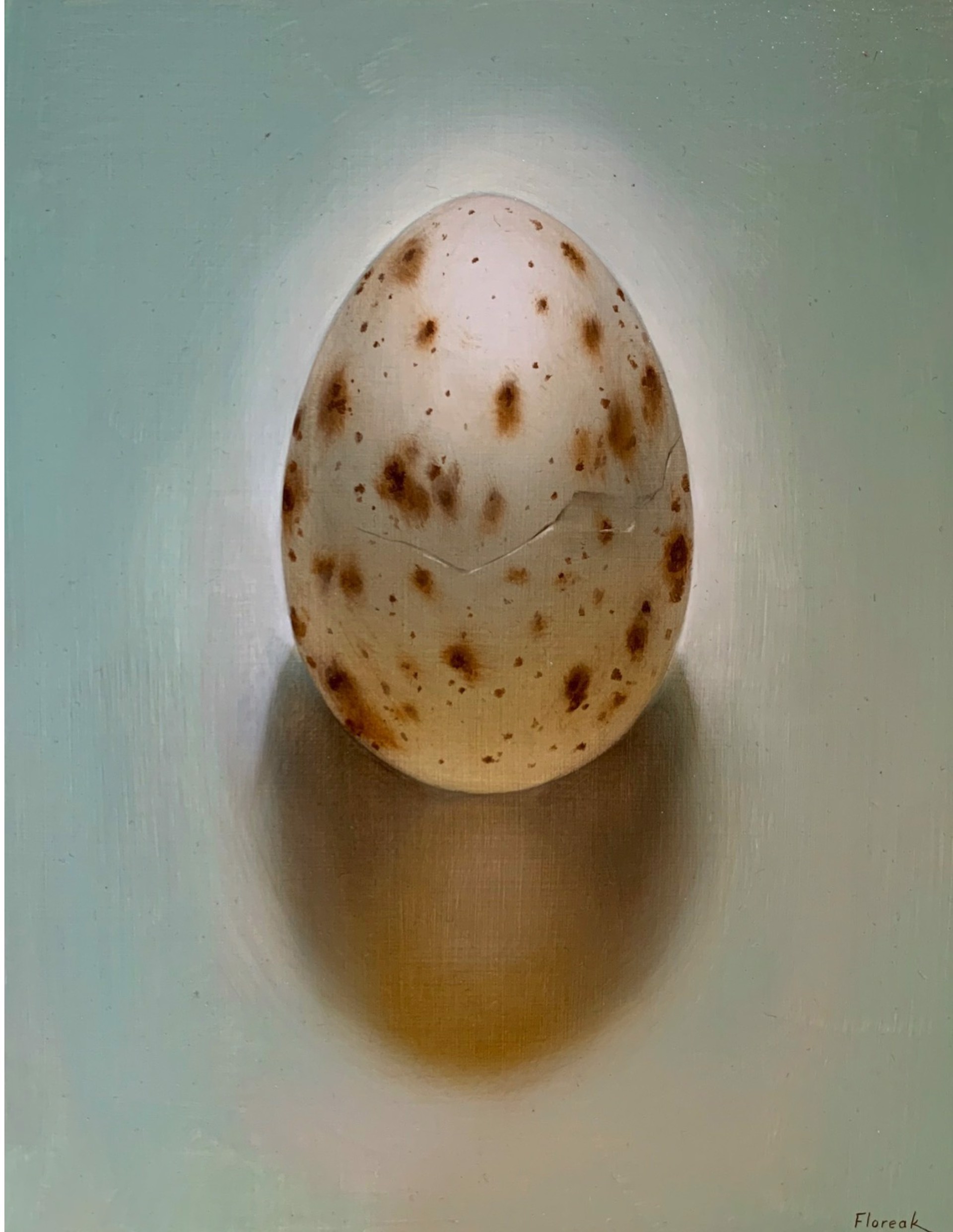 Speckled Egg by Ida Floreak