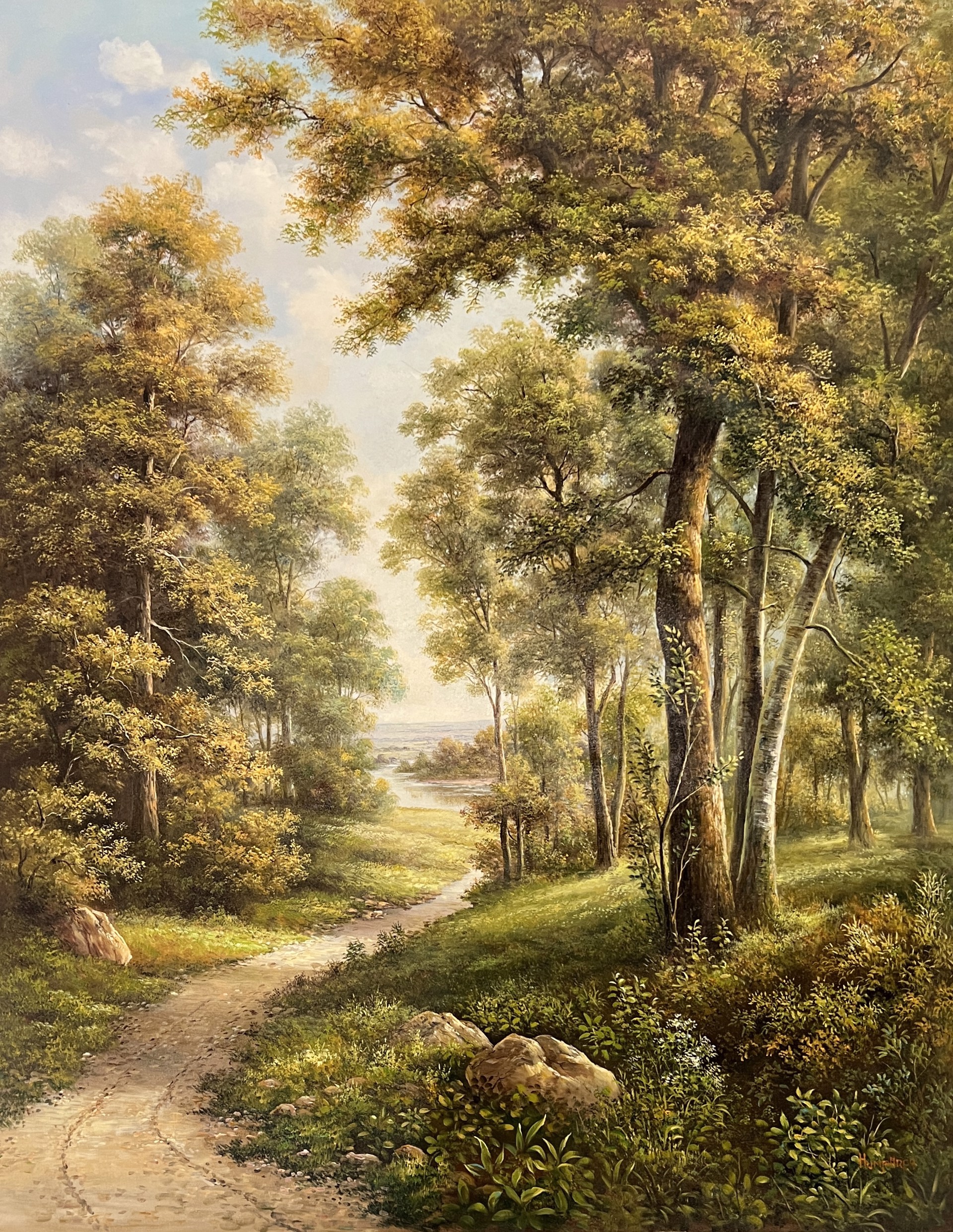 CART PATH TO THE RIVER by HUMPHREY