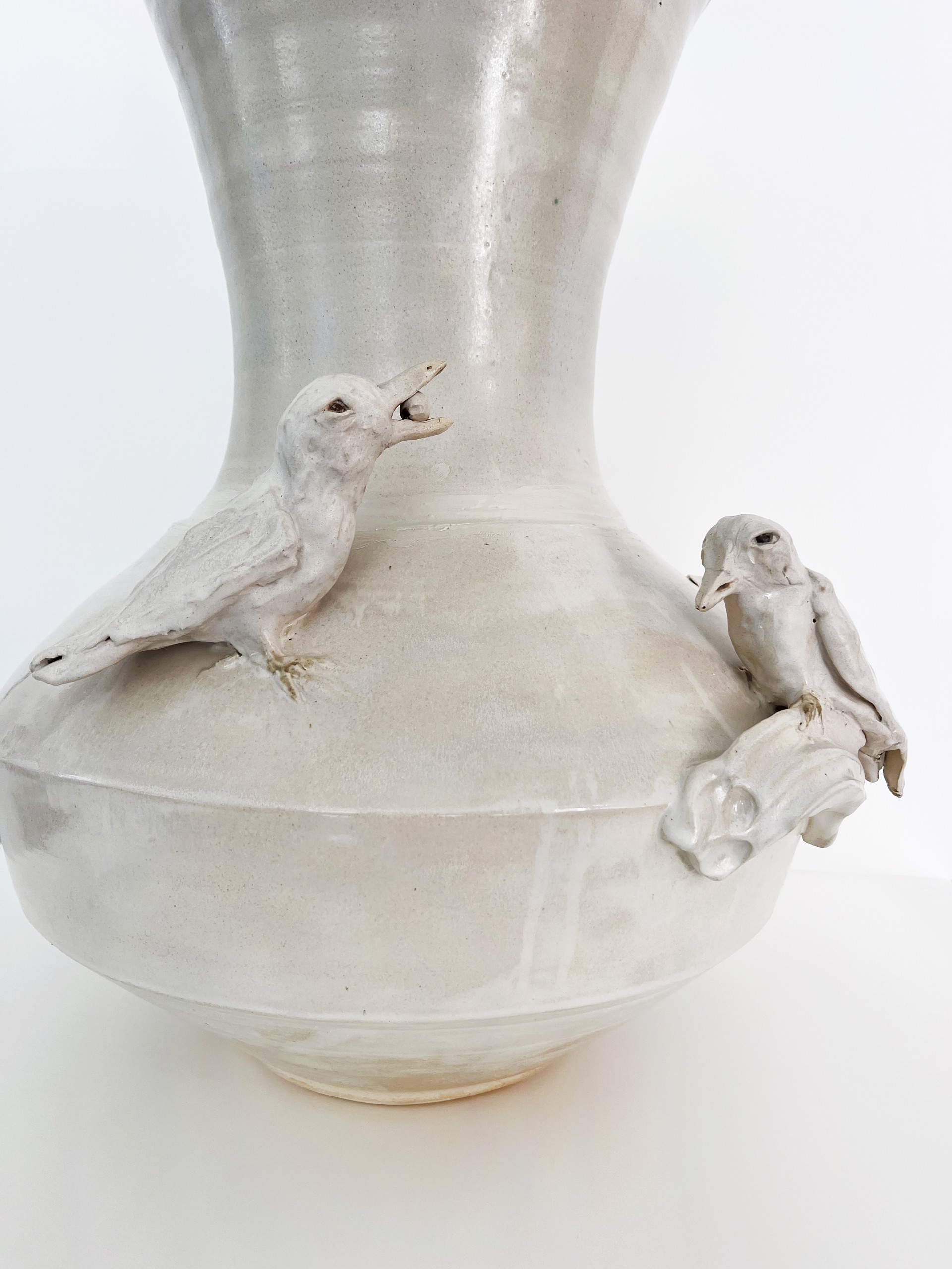 Vessel with Birds by J-D Schall