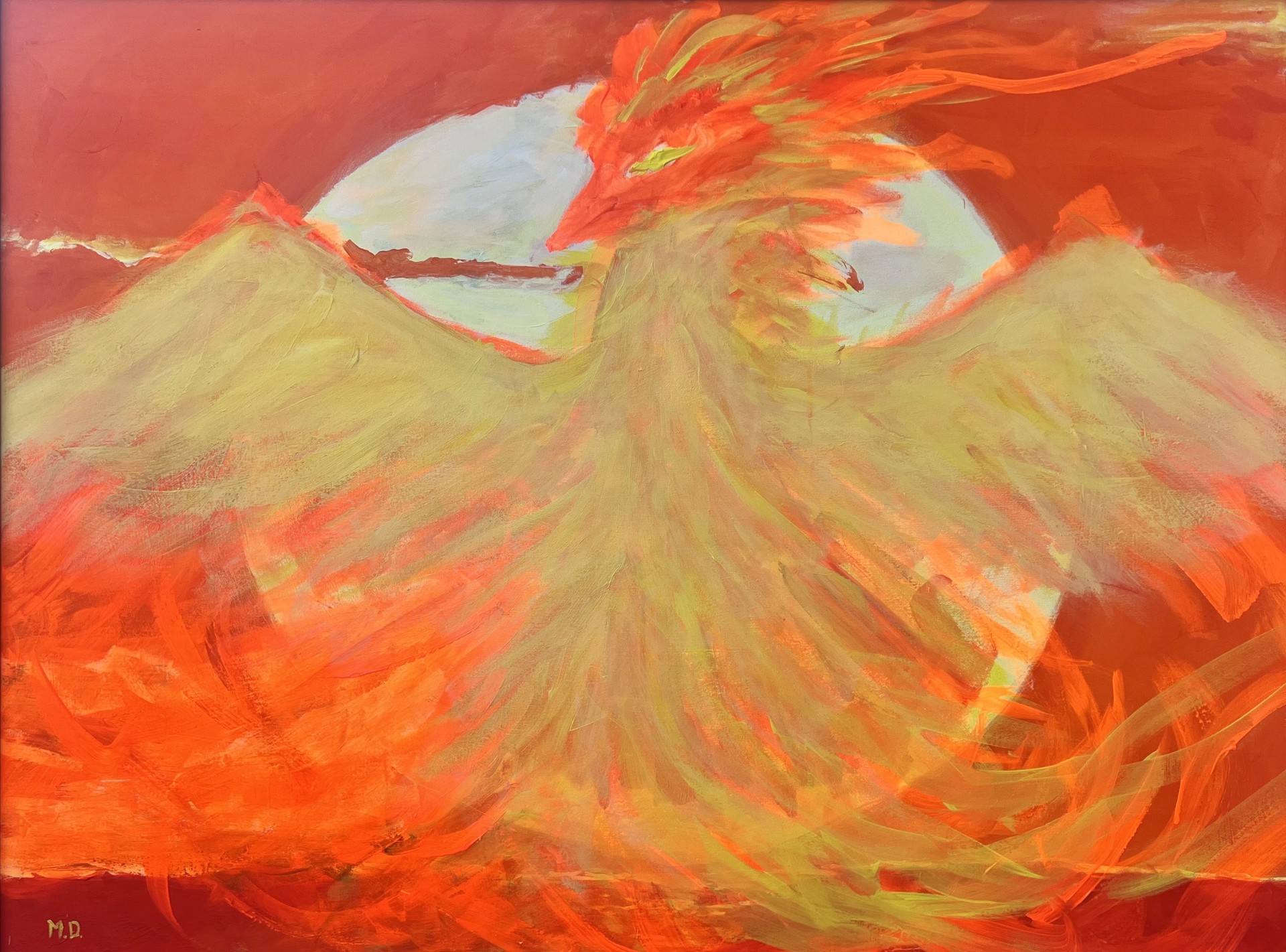 Pheonix Rising - Attribute to Maui by MING DENG