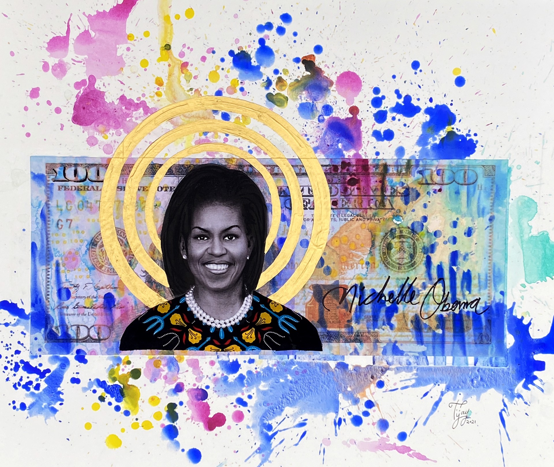 The Pride of Our Village, Michelle Obama by Tijay Mohammed
