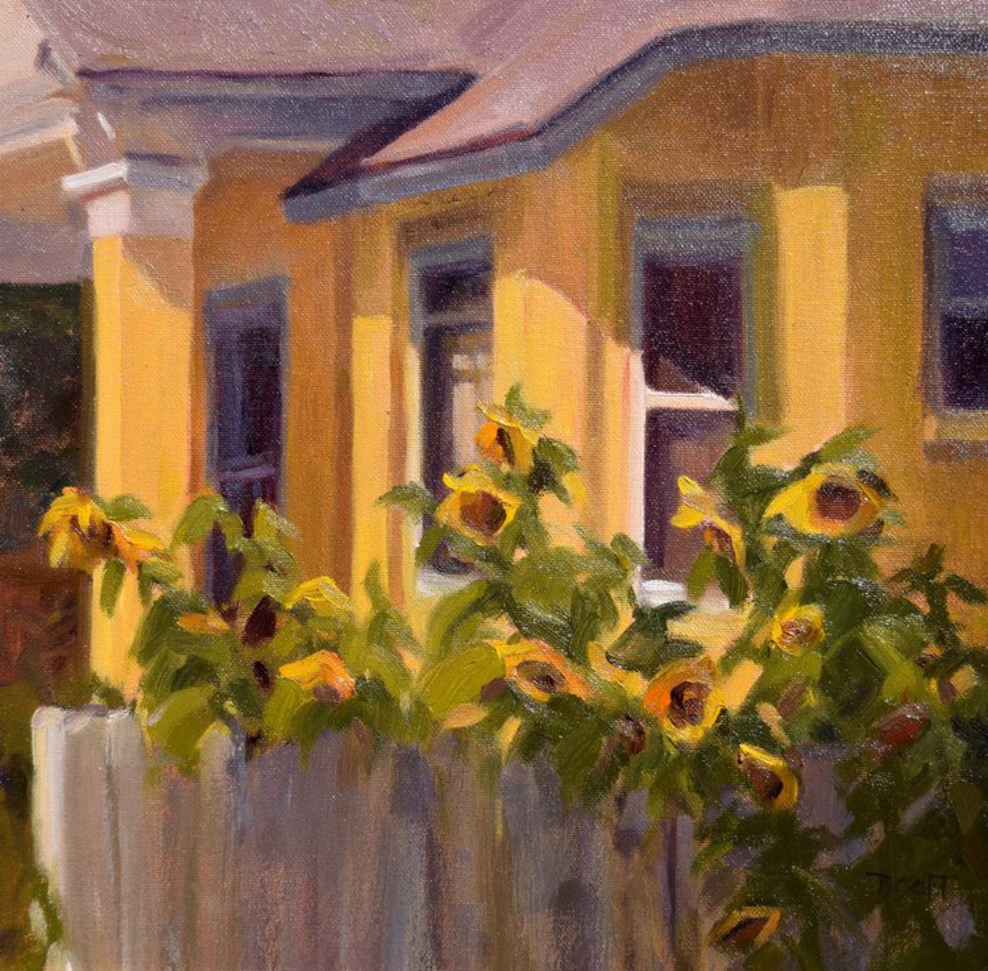 Sunshine and Sunflowers by Sandra Boschet