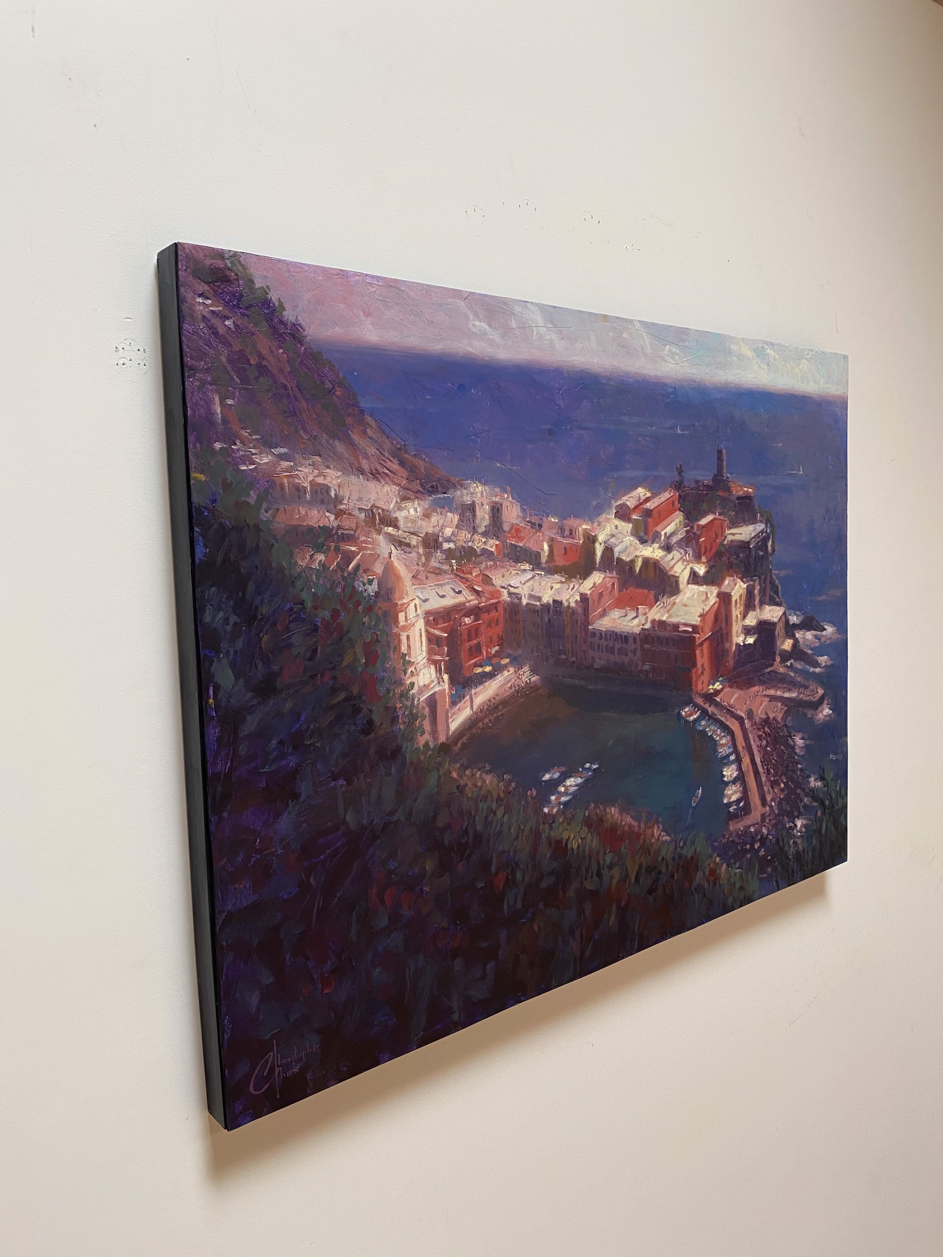 Cliffs of Vernazza by Christopher Clark