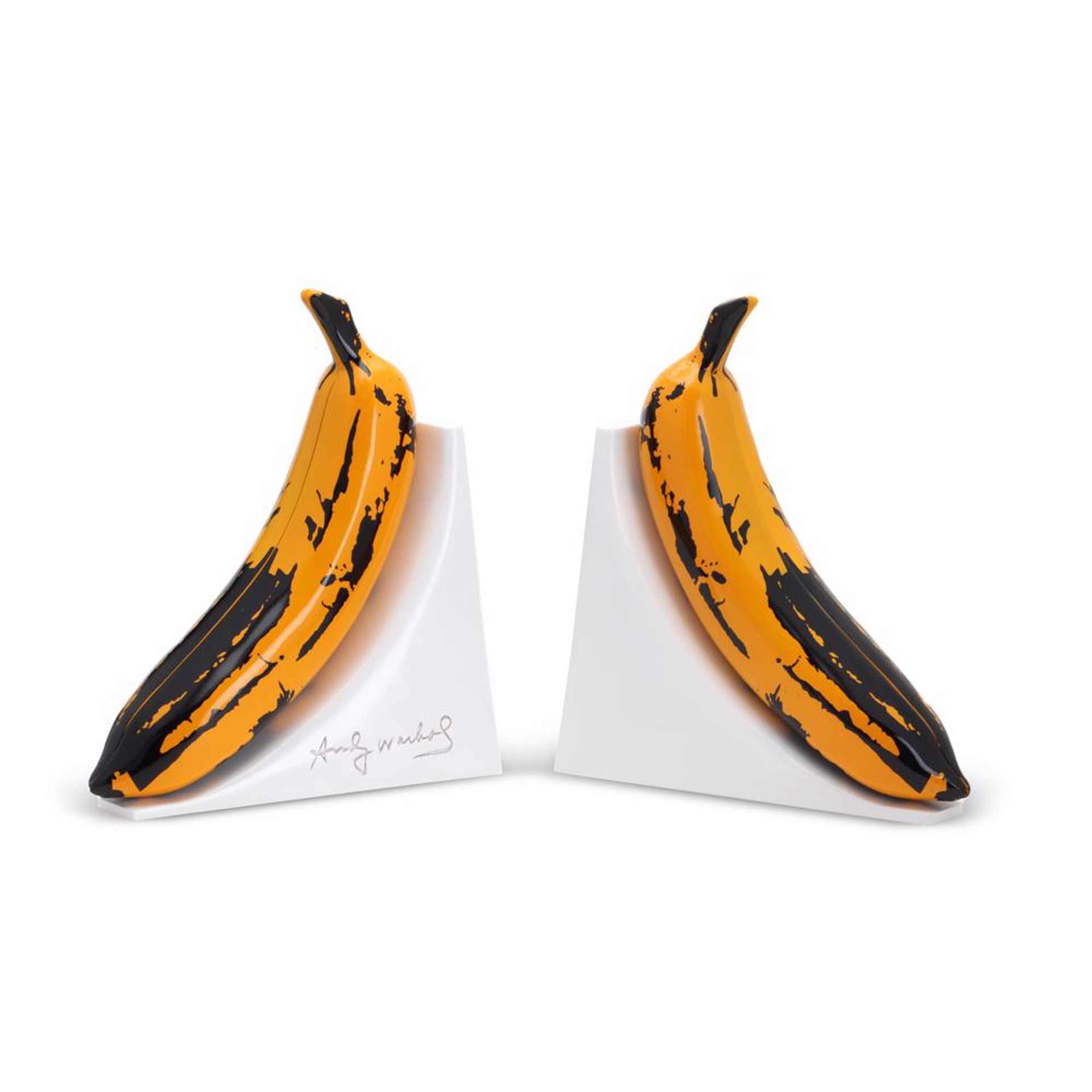 Andy Warhol Resin Banana Bookends by Andy Warhol