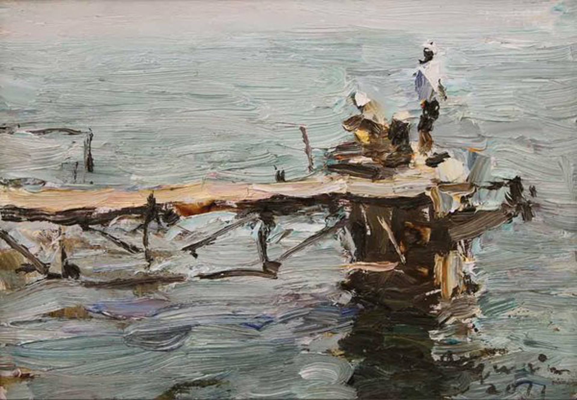 Fishermen by Sergei Skripitsyn
