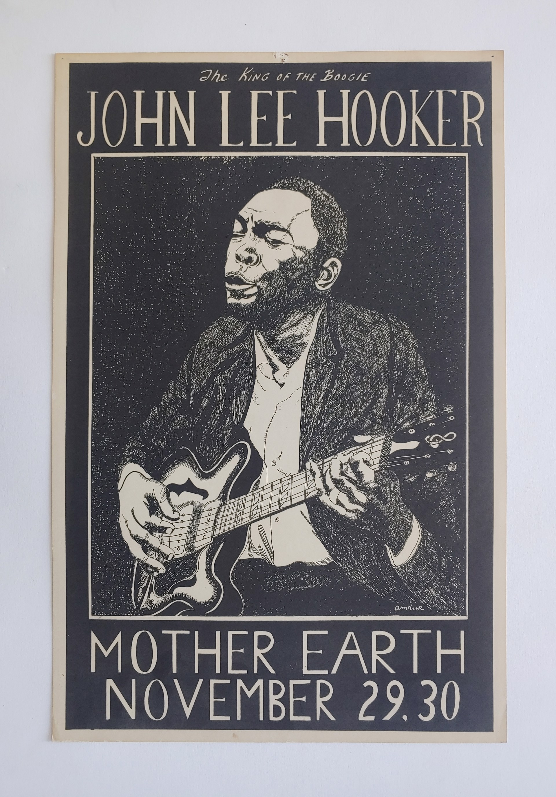 John Lee Hooker - Poster #2 by David Amdur