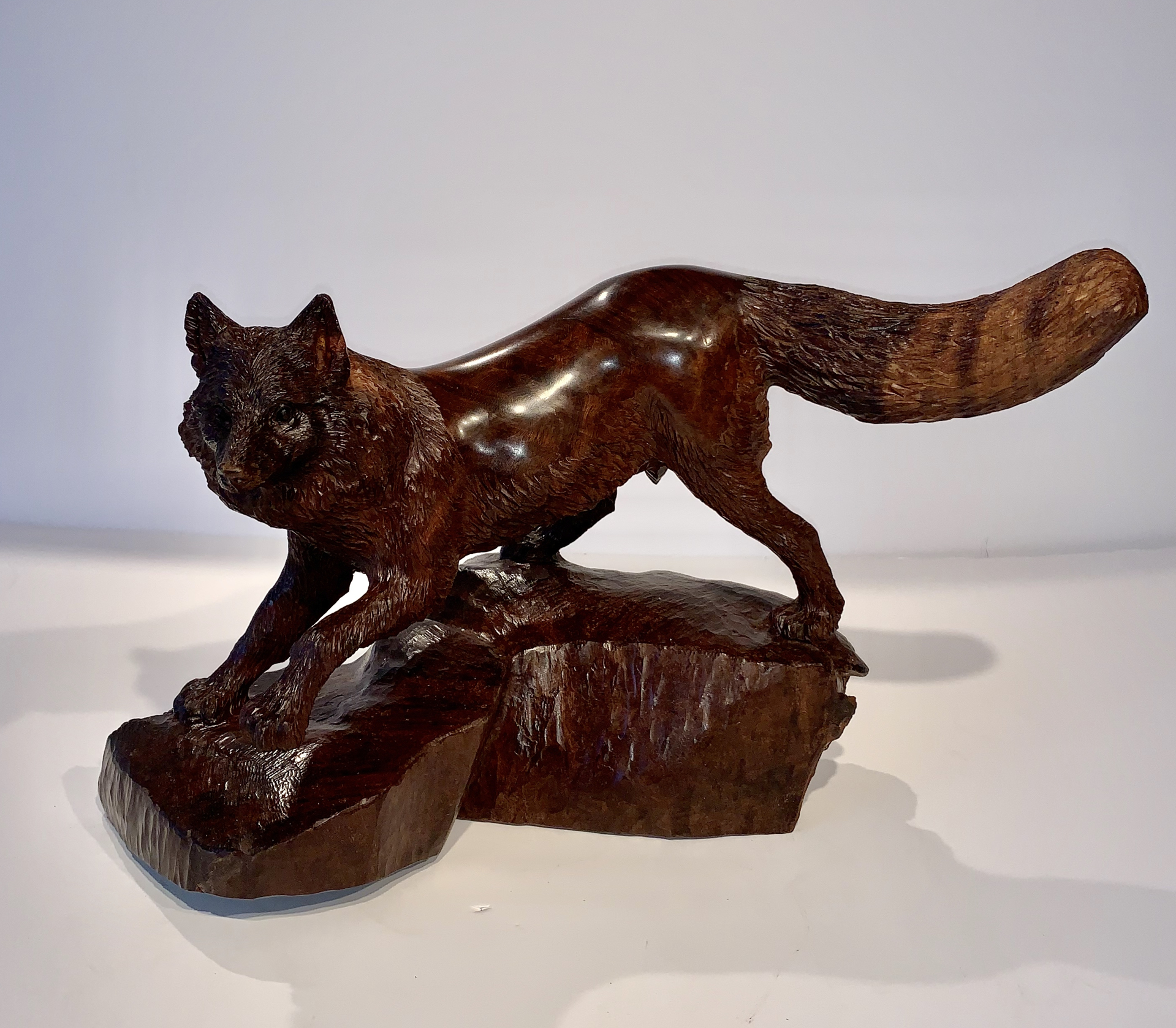 Fox with Left Paw Raised by Thomas Suby