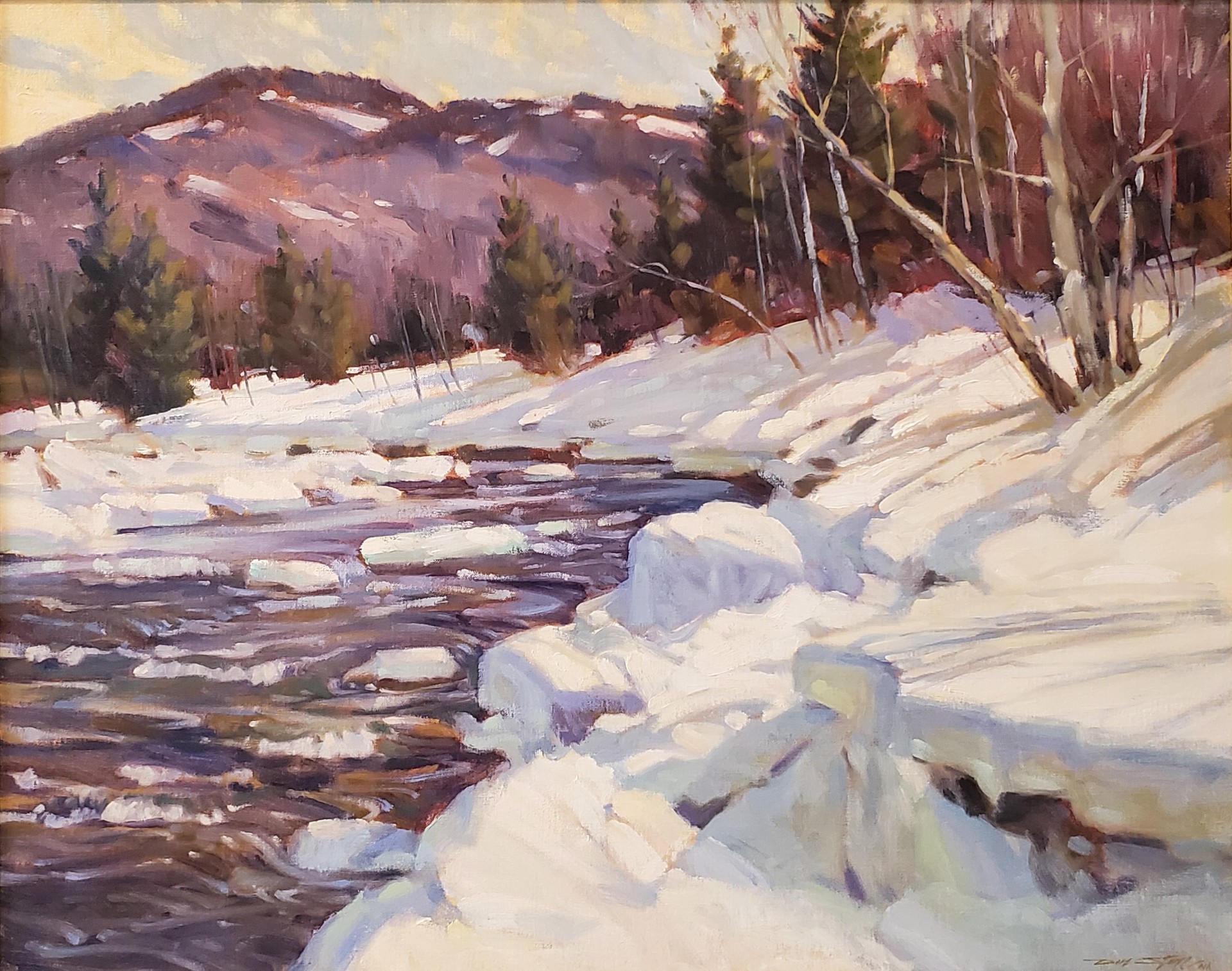 Spring Thaw by Don Stone (1929-2015)