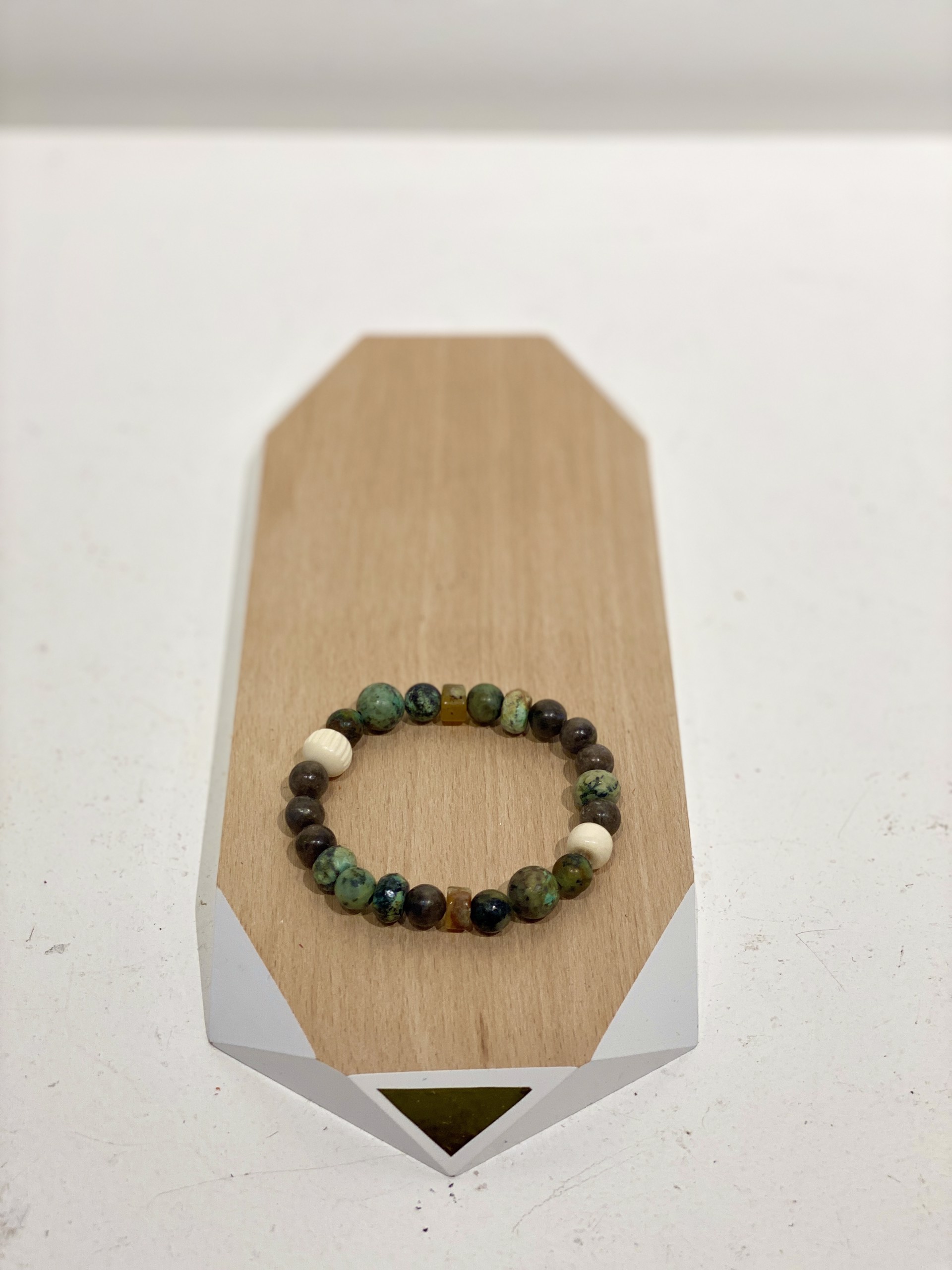 African Turquoise bracelet #28 by Melissa Turney