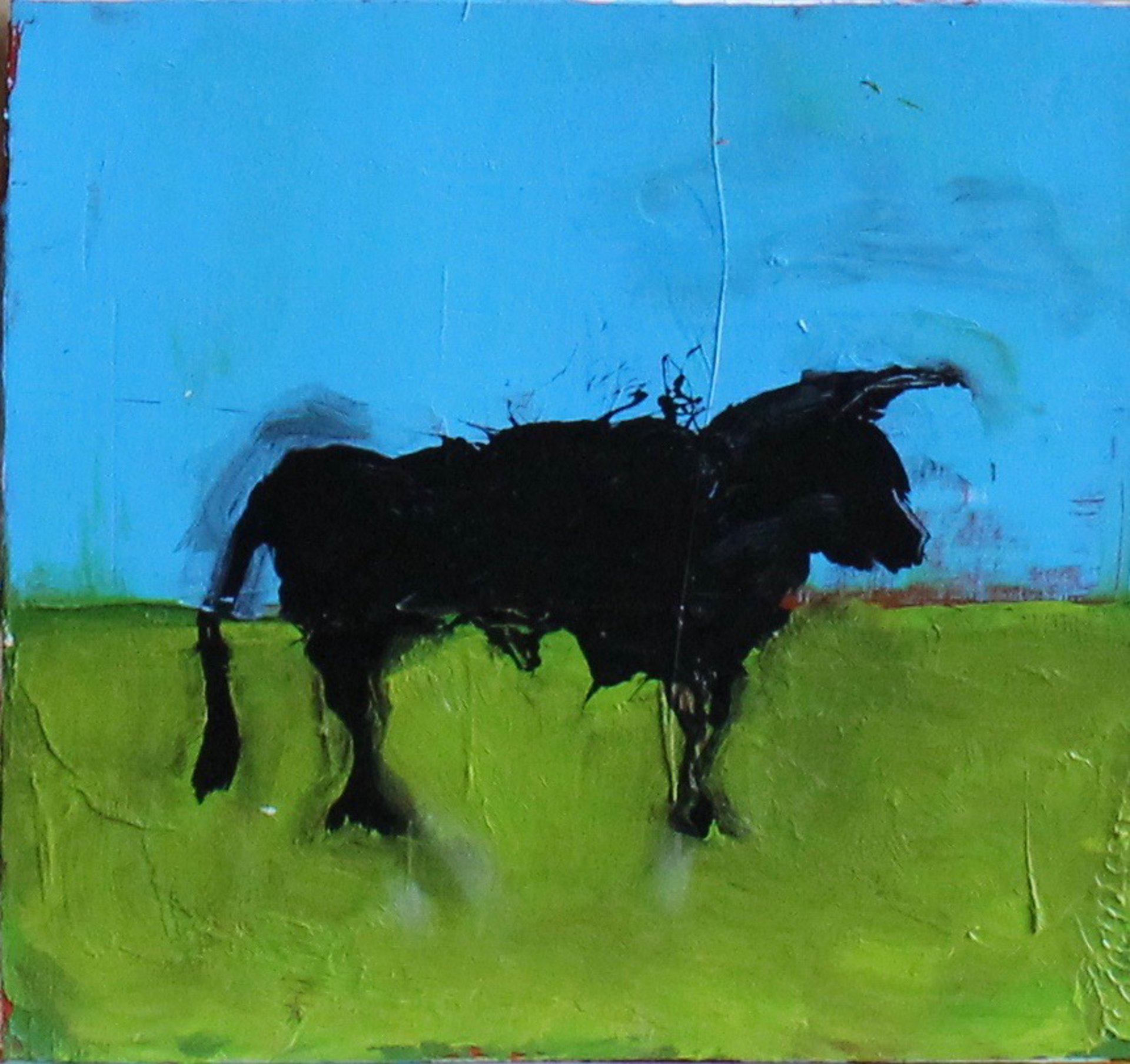 Toro in a Field by Michael Snodgrass